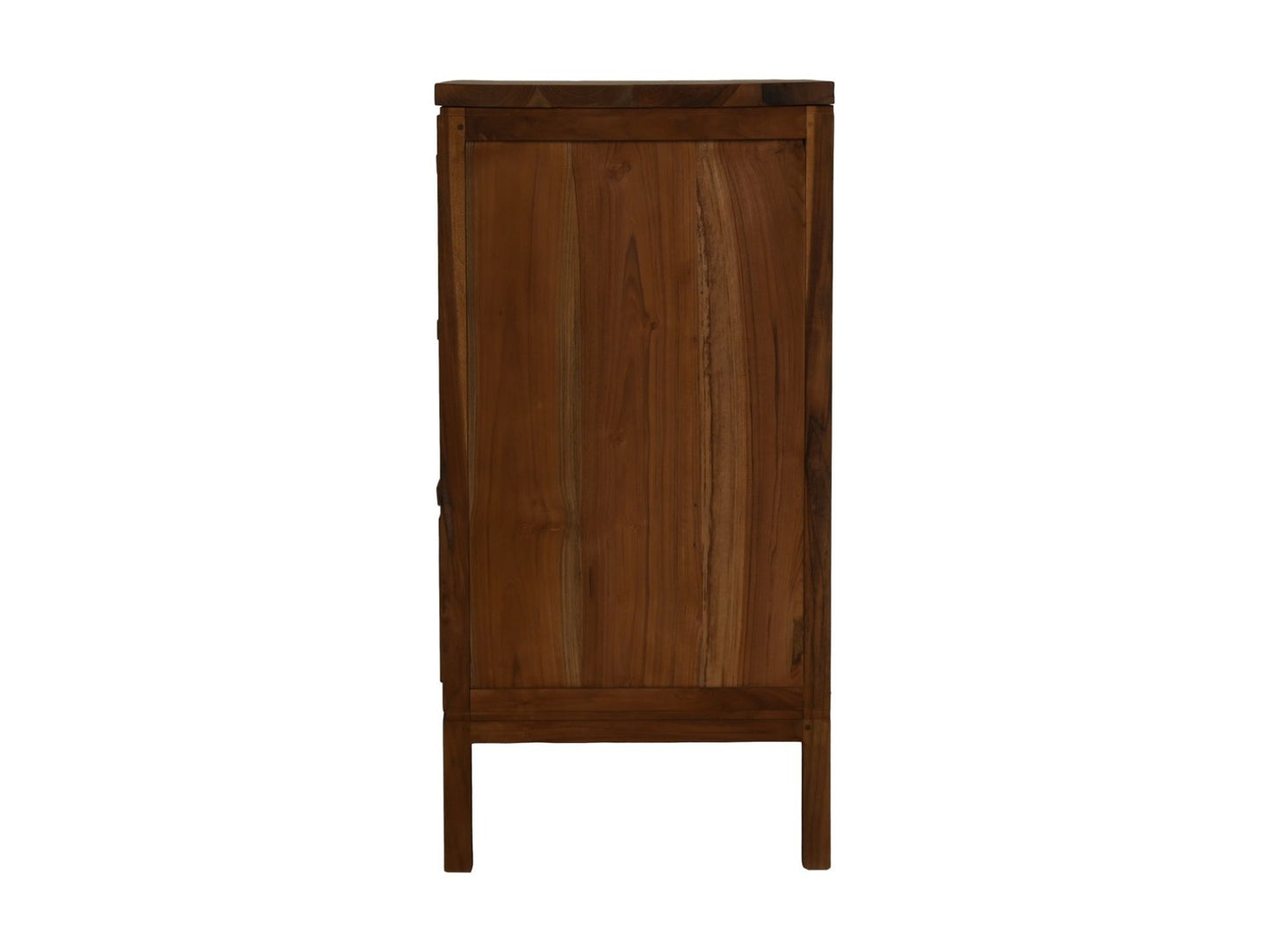 HSM Collection-Dressoir 3 La-90x42x85-Naturel-Rotan/Teak