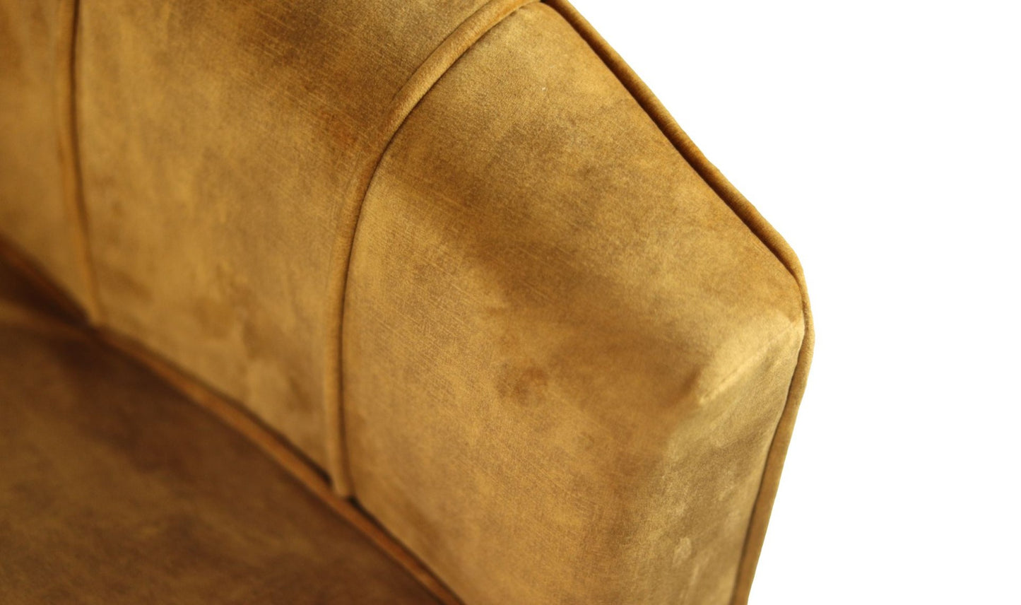 HSM Collection-Fauteuil Chester-72x71x80-Goud/Zwart-Stof/Metaal