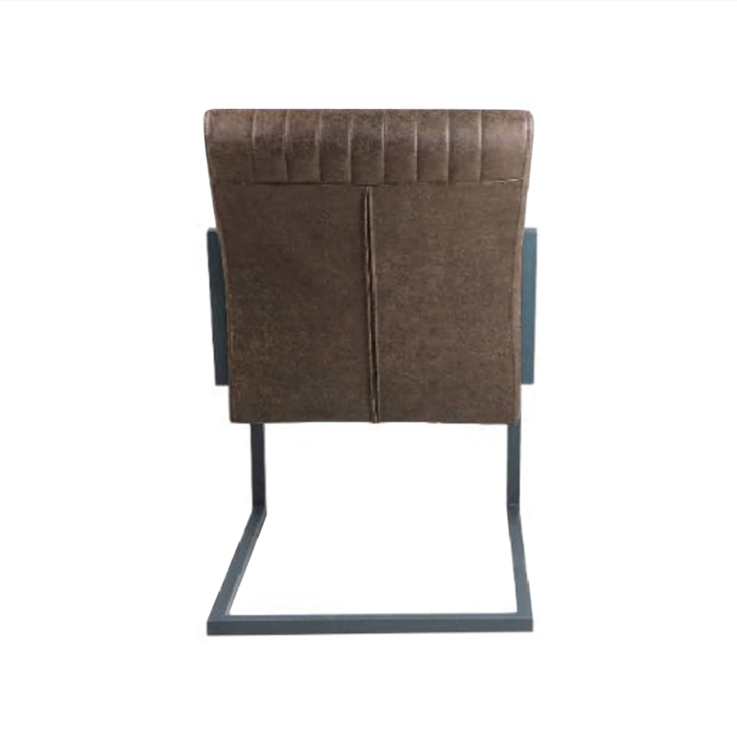 HSM Collection-Eetkamerstoel Texas S/2-55x50x85-Espresso/Zwart-Leder/Metaal
