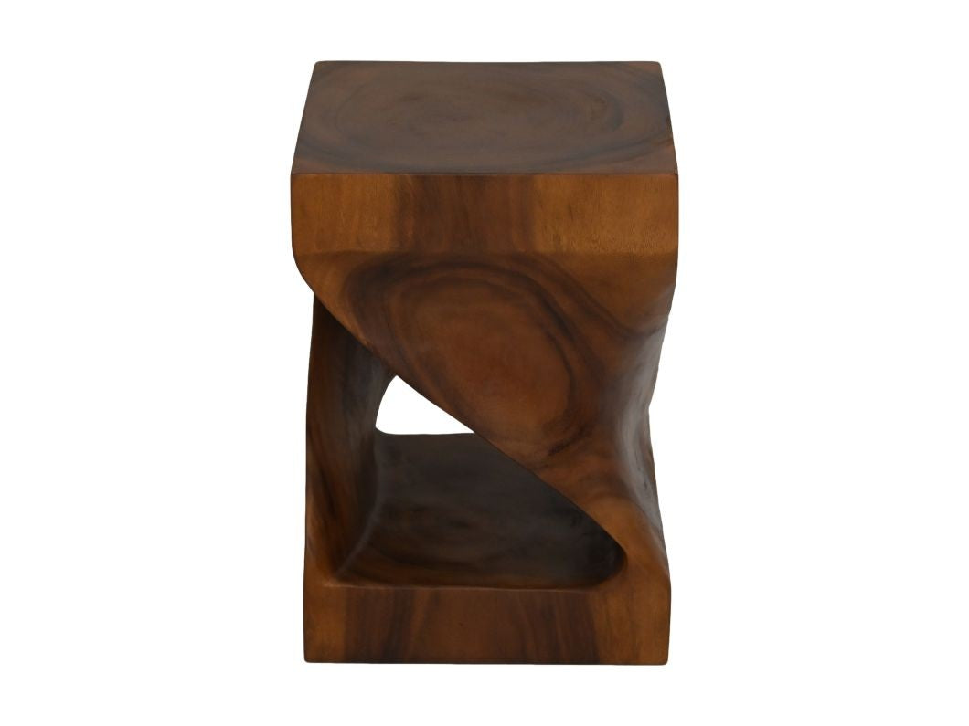 HSM Collection-Vierkante Bijzettafel-30x30x42-Bruin-Munggur