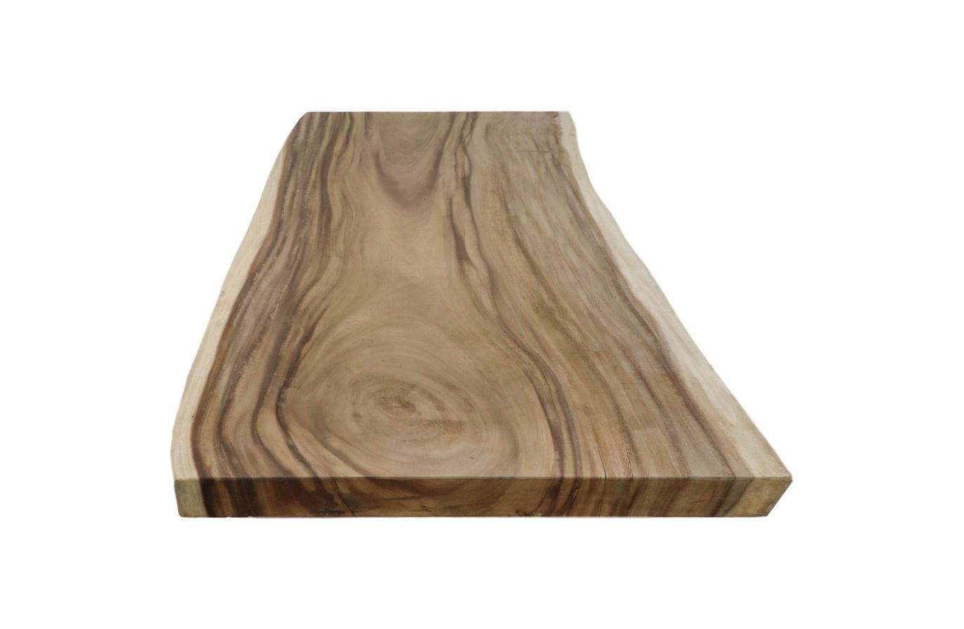HSM Collection-Rechthoekig Tafelblad-240x80-100x8-Naturel-Munggur