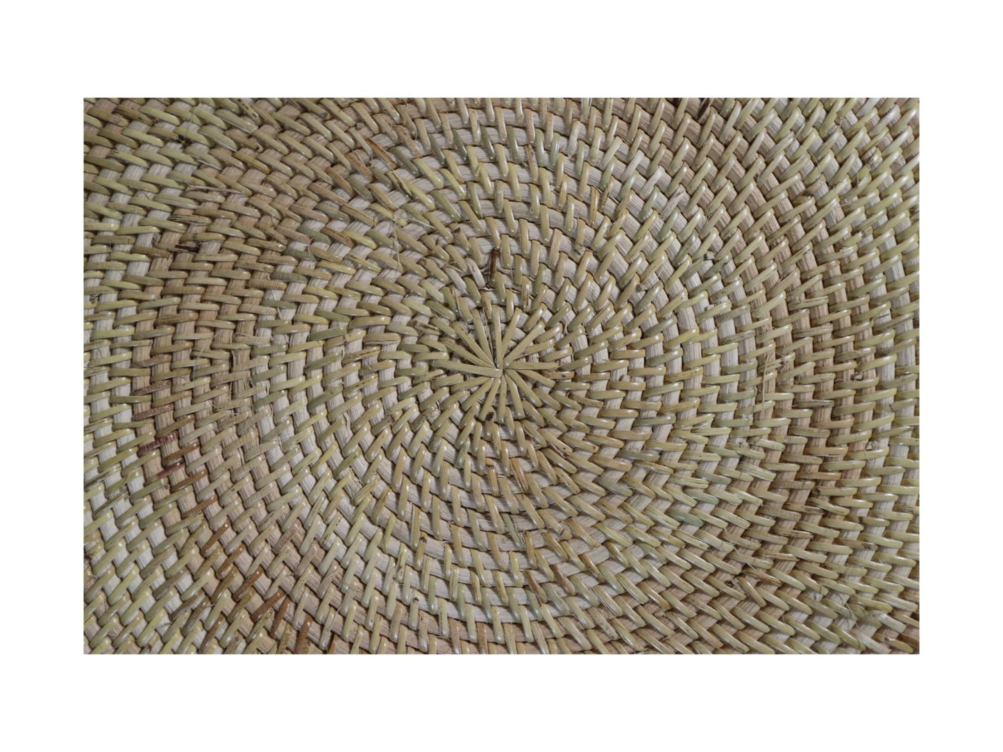 HSM Collection-Ronde Placemat set -40x40x2-Naturel-Rotan