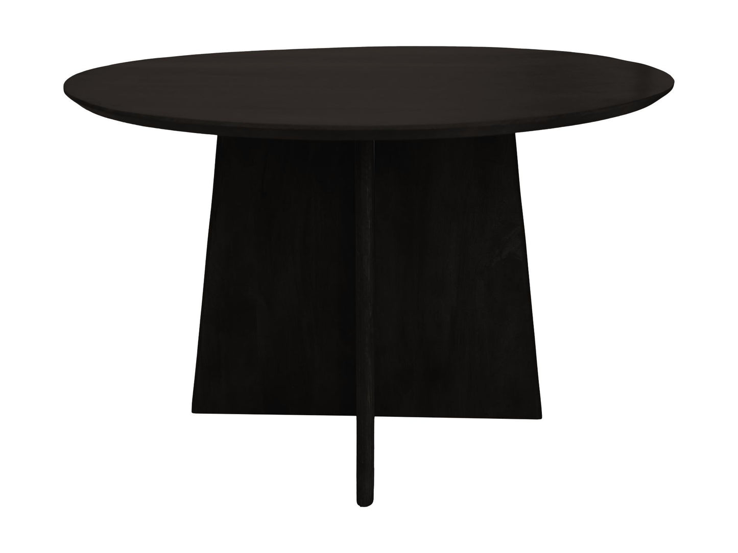 HSM Collection-Ronde Eettafel Kruispoot-ø120x77-Zwart-Mango