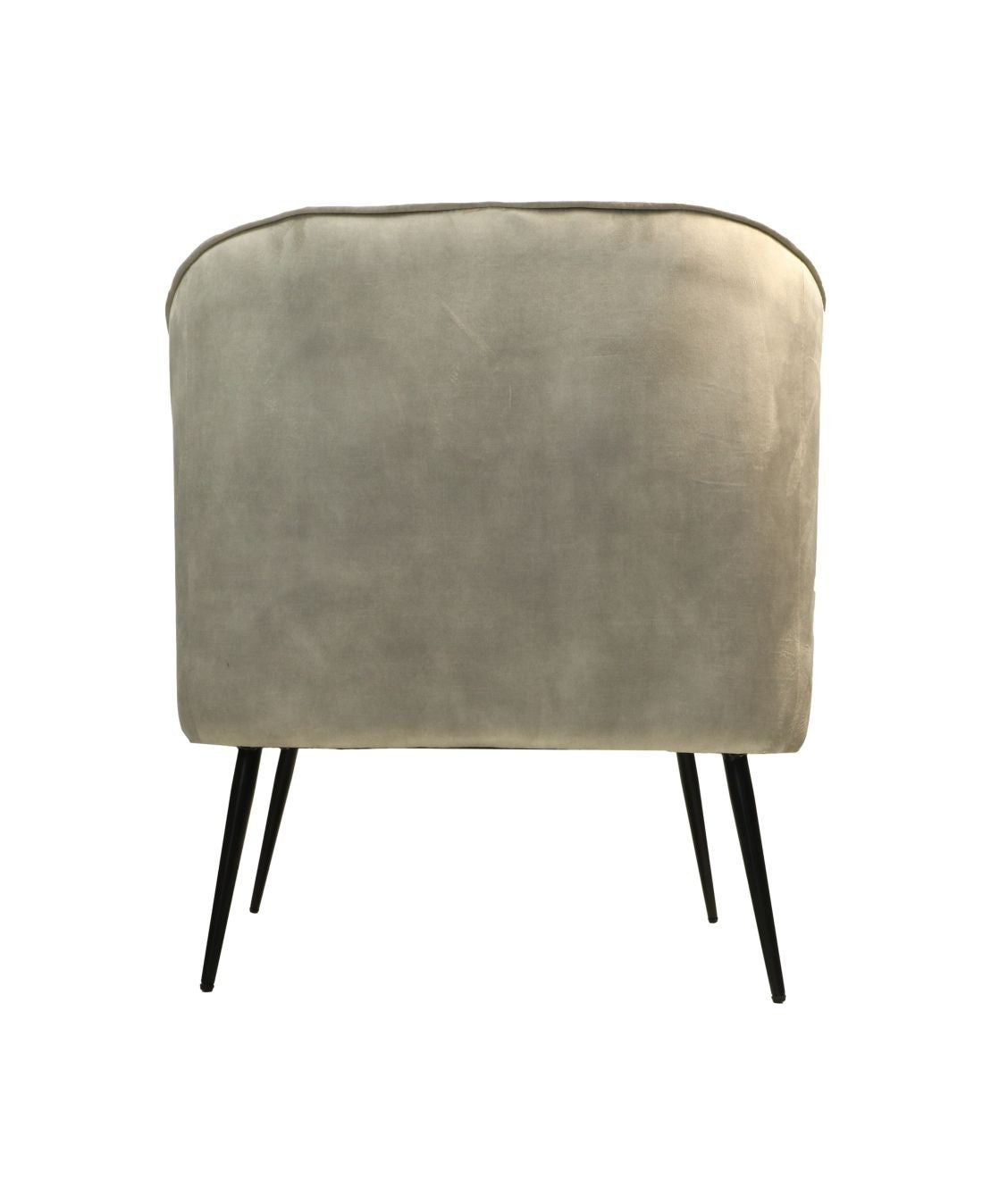 HSM Collection-Fauteuil Chester-72x71x80-Wit/Zwart-Stof/Metaal