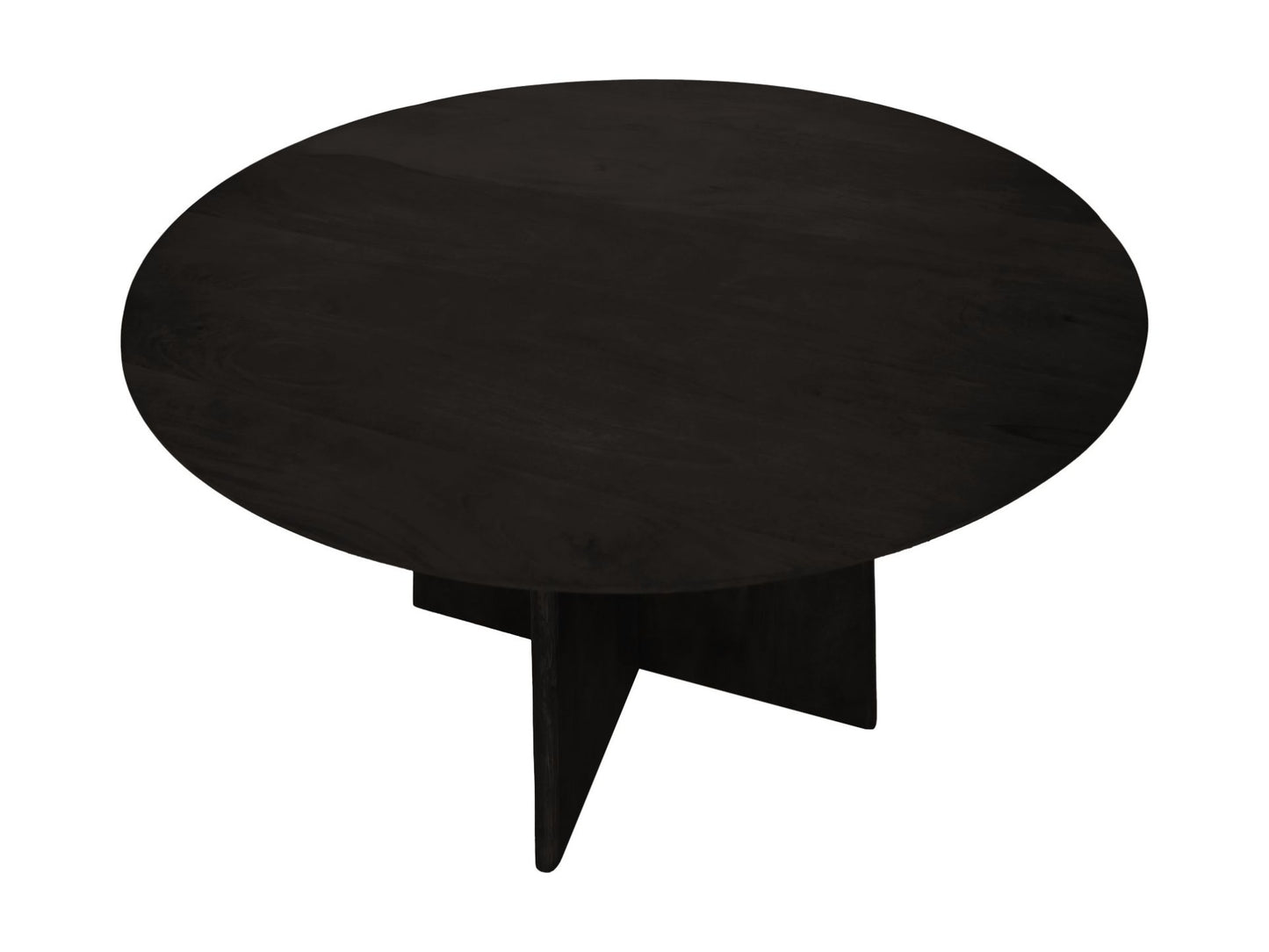 HSM Collection-Ronde Eettafel Kruispoot-ø120x77-Zwart-Mango