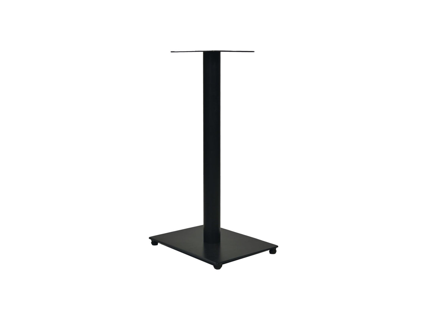 HSM Collection-Tafelonderstel 1 Pilaar-40x30x70 (63mm)-Zwart-Metaal