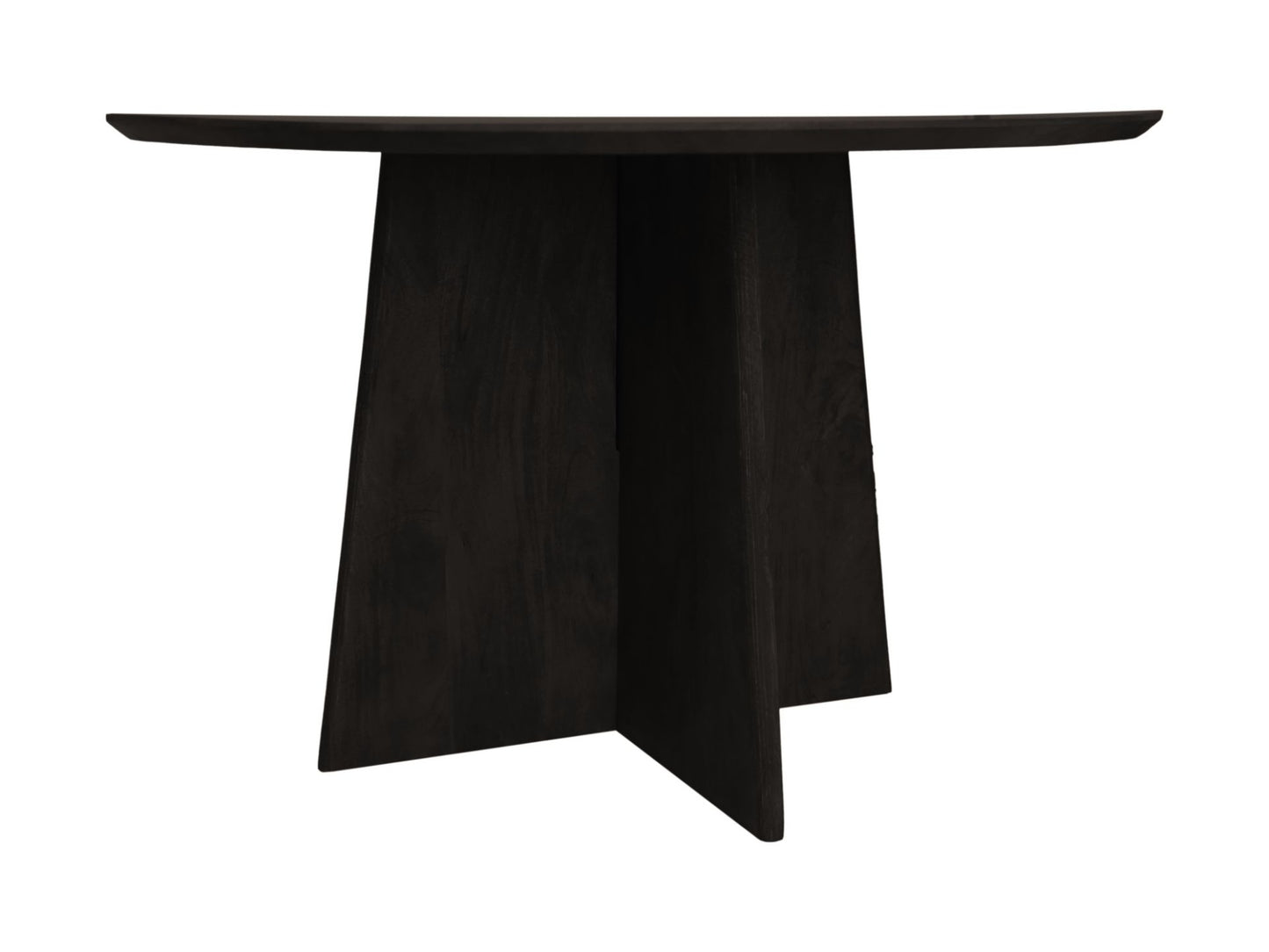 HSM Collection-Ronde Eettafel Kruispoot-ø140x77-Zwart-Mango
