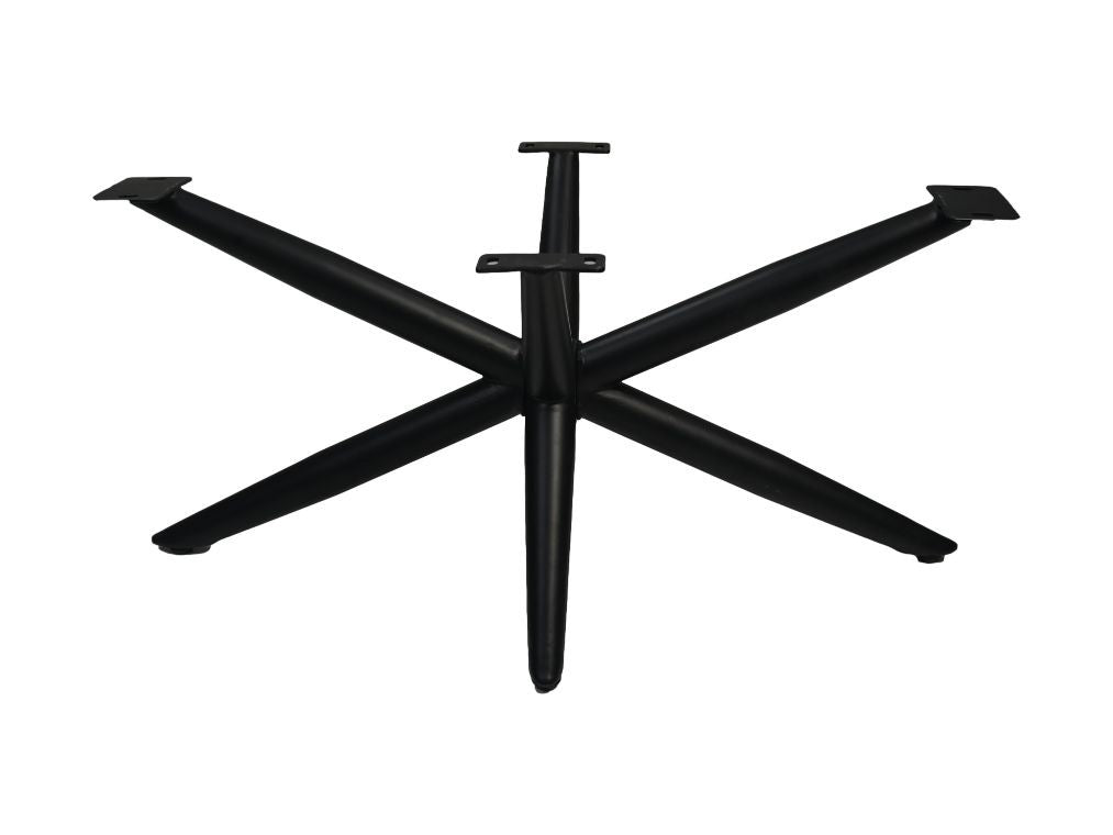 HSM Collection-SalonTafelonderstel Spider Oakland-90x50x40 (50x50mm)-Zwart-Metaal