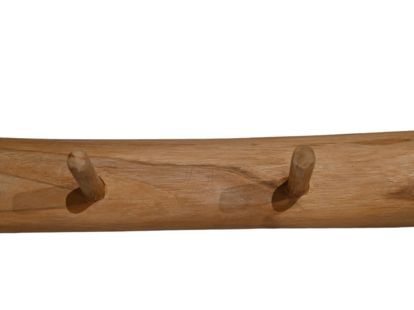 HSM Collection -Kapstok 4 Haken - 60x7x10 - Naturel - Teak