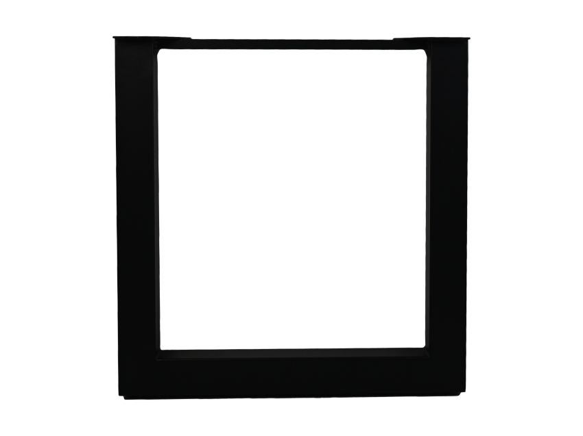 HSM Collection-Tafelpoot Model U S/2-70x10x72 ( 75x75 mm )-Zwart-Metaal