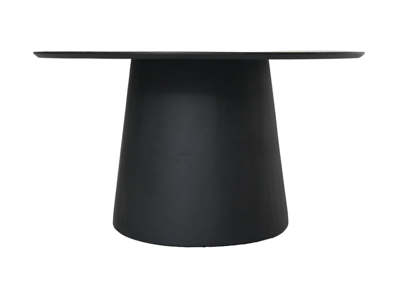 HSM Collection-Ronde Eettafel Drum-140X140X77-Zwart-Mango