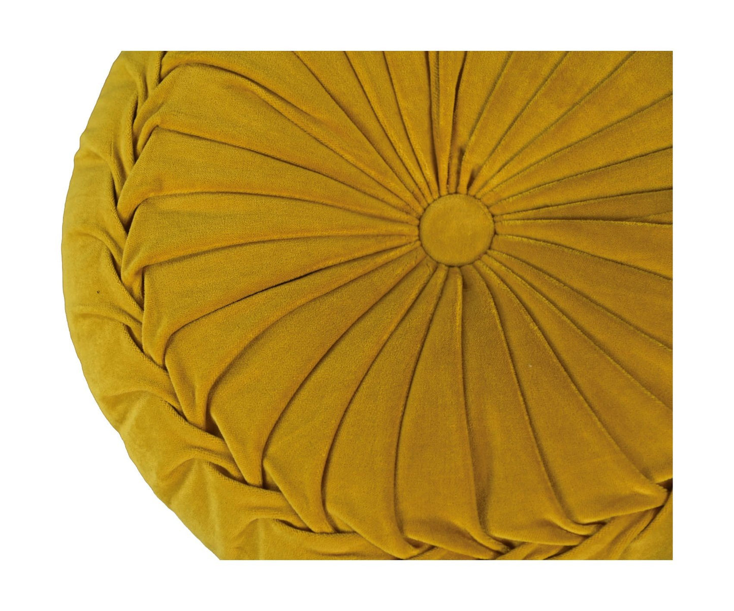 HSM Collection -Sierkussen - 40x40 - Mosterdgeel - Velvet