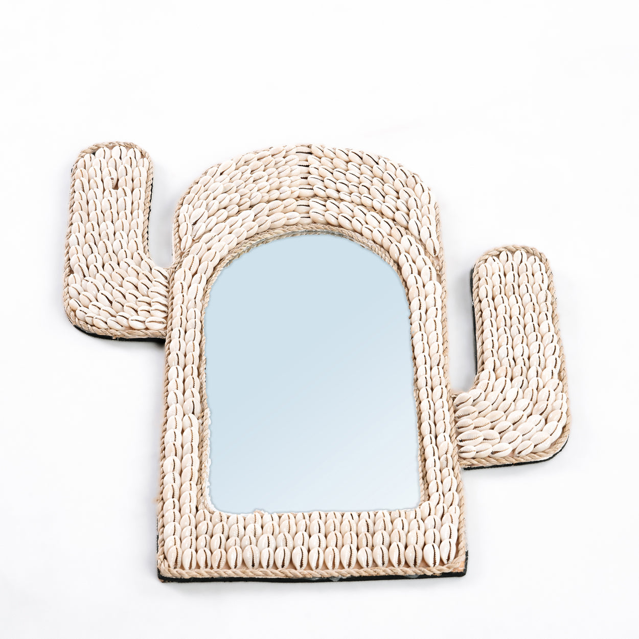 Bazar Bizar De Cactus Shell Spiegel - Wit
