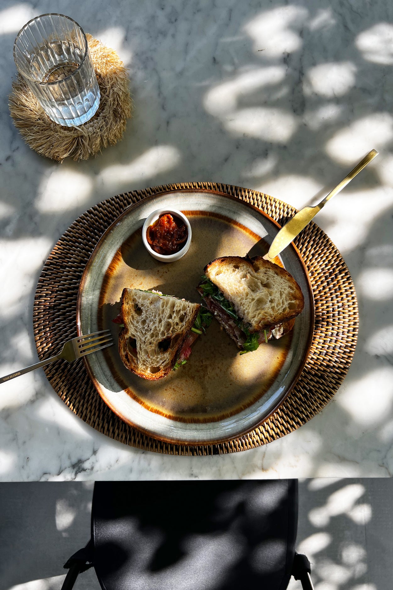Bazar Bizar De Colonial Ovale Placemat - Naturel Bruin
