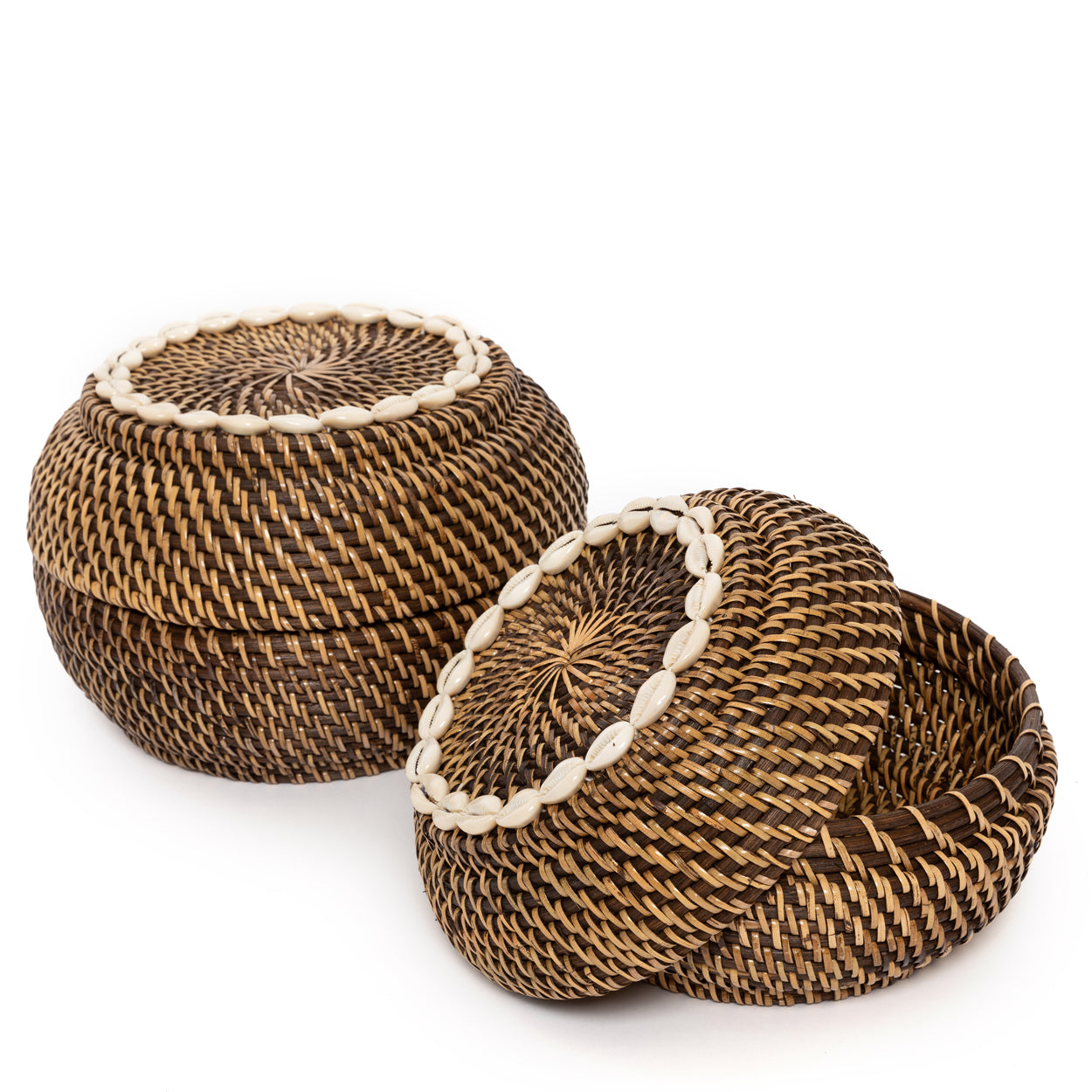 Bazar Bizar De Colonial Peek-a-Boo Mand - Naturel Bruin - M