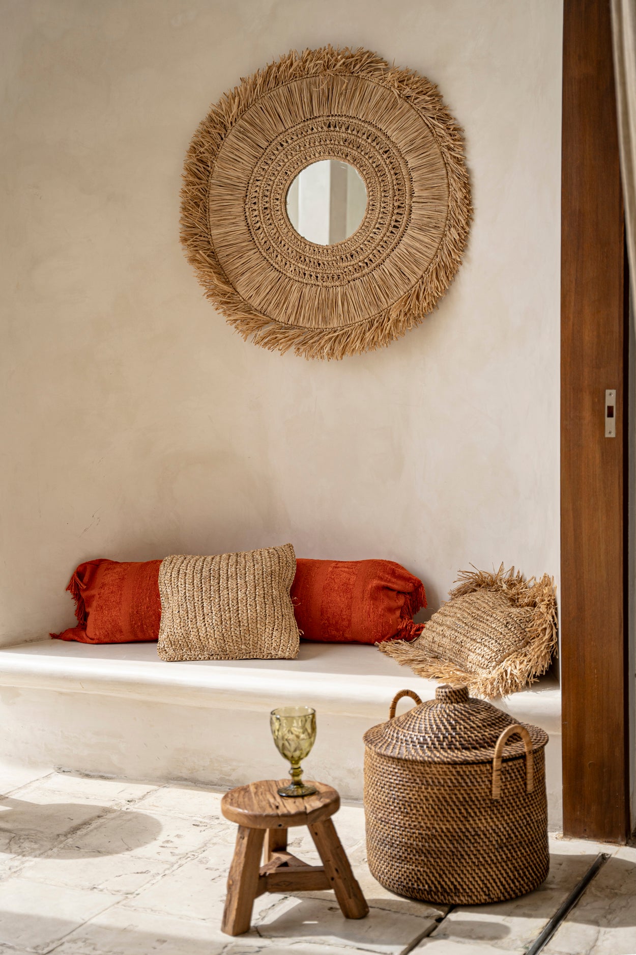Bazar Bizar De Colonial Handles Mand - Naturel Bruin