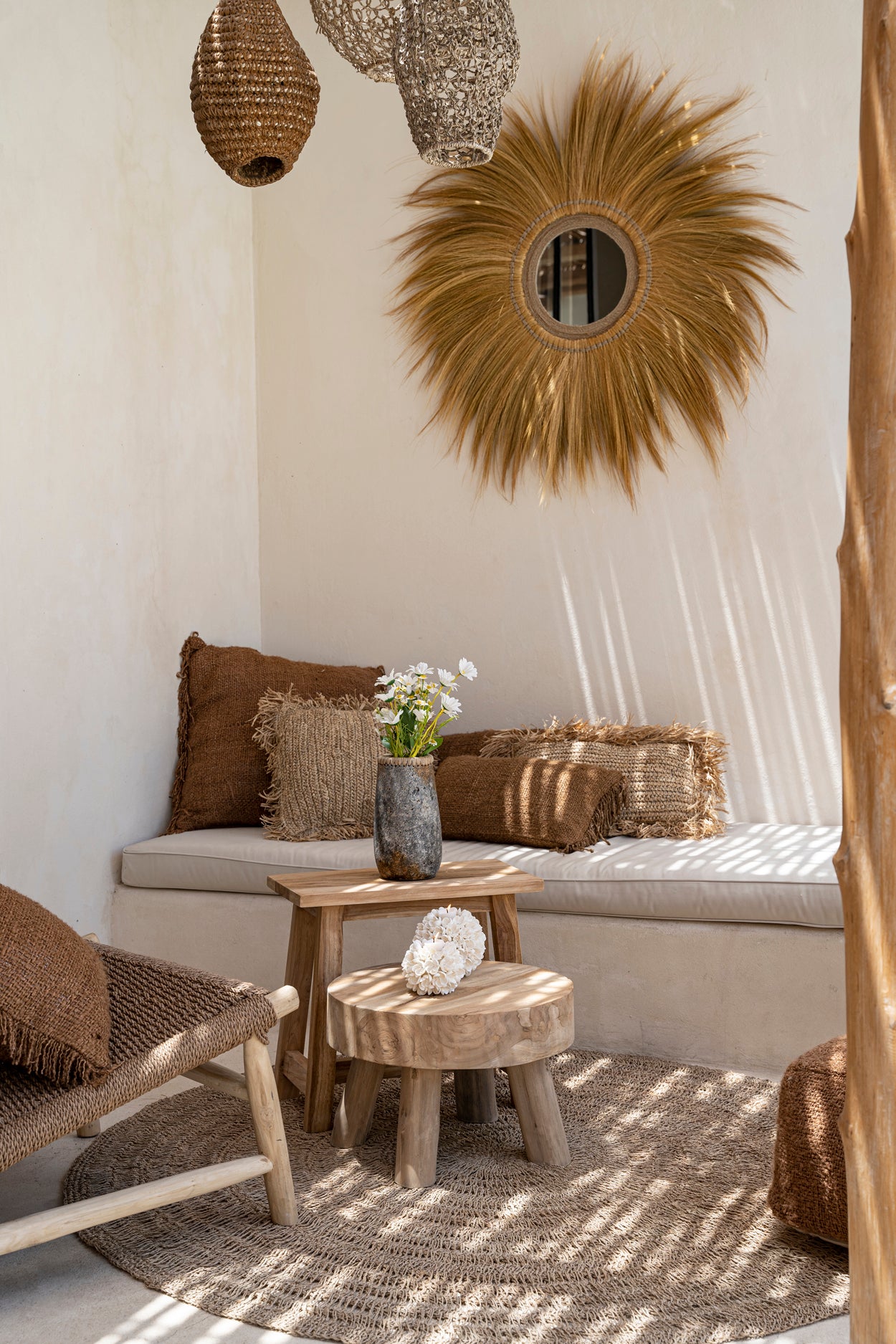 Bazar Bizar De Seagrass Tapijt - Naturel - 150cm