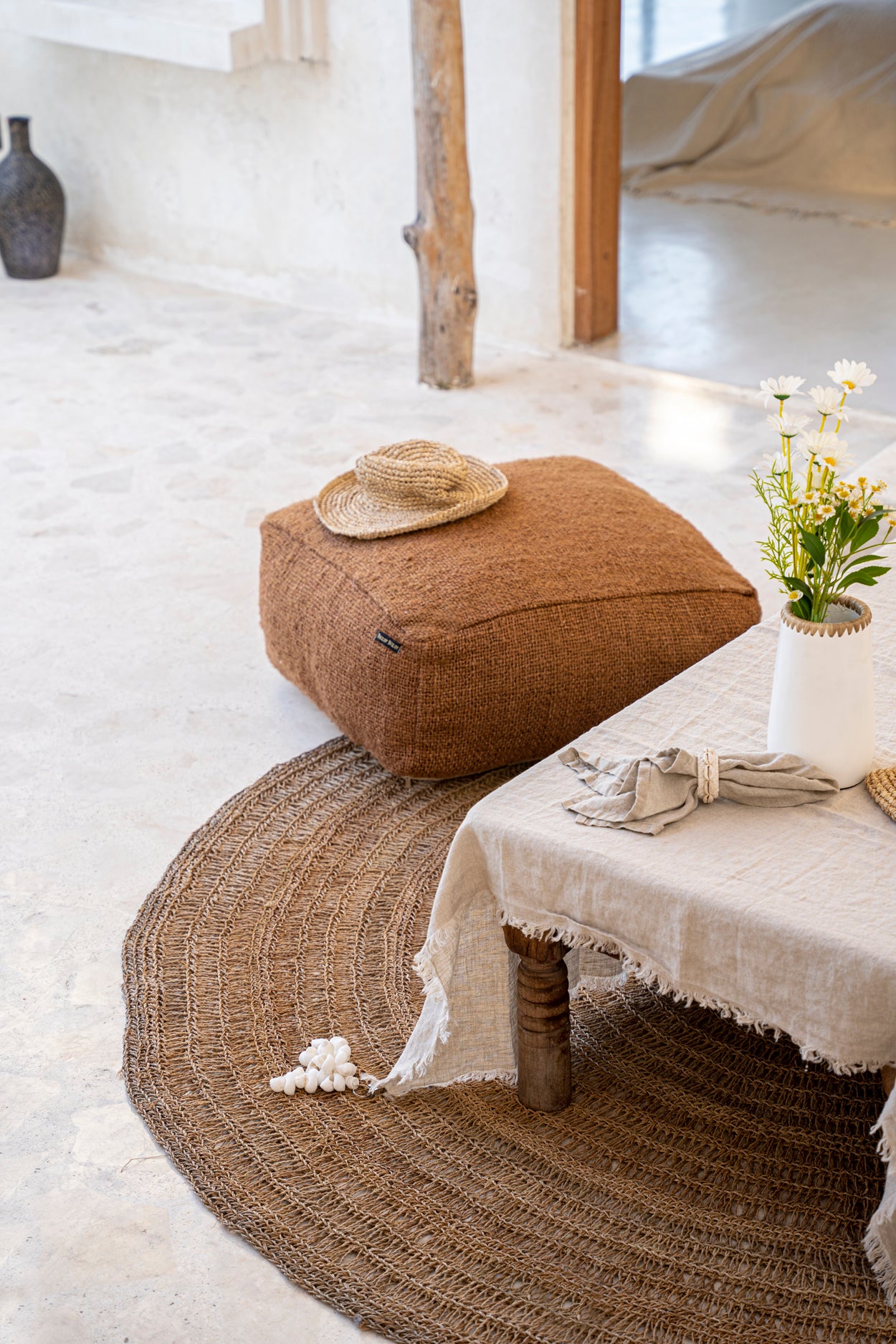 Bazar Bizar Het Seagrass Tapijt - Naturel - 200