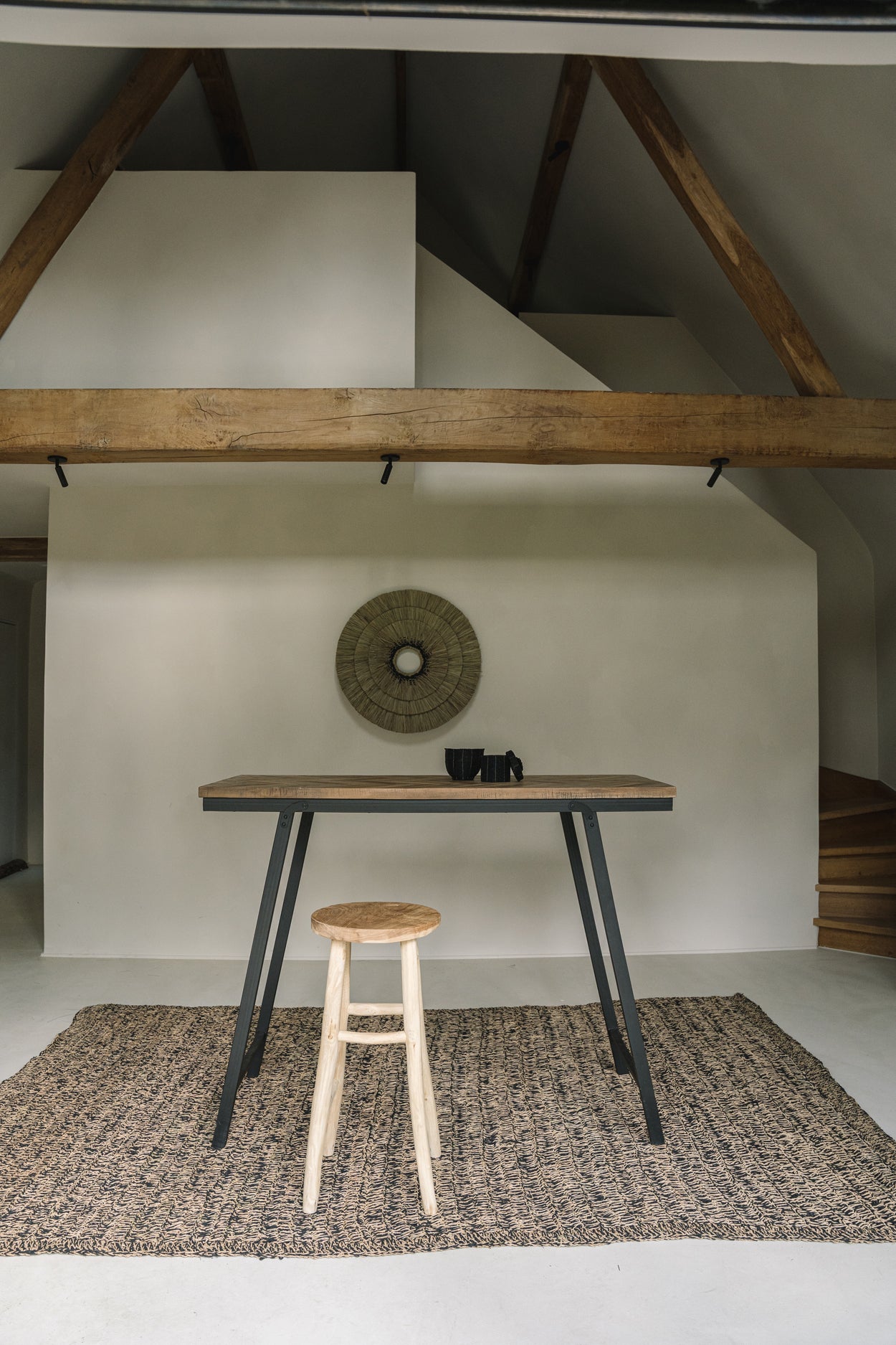 Bazar Bizar Het Seagrass Tapijt - Naturel Zwart - 180x240