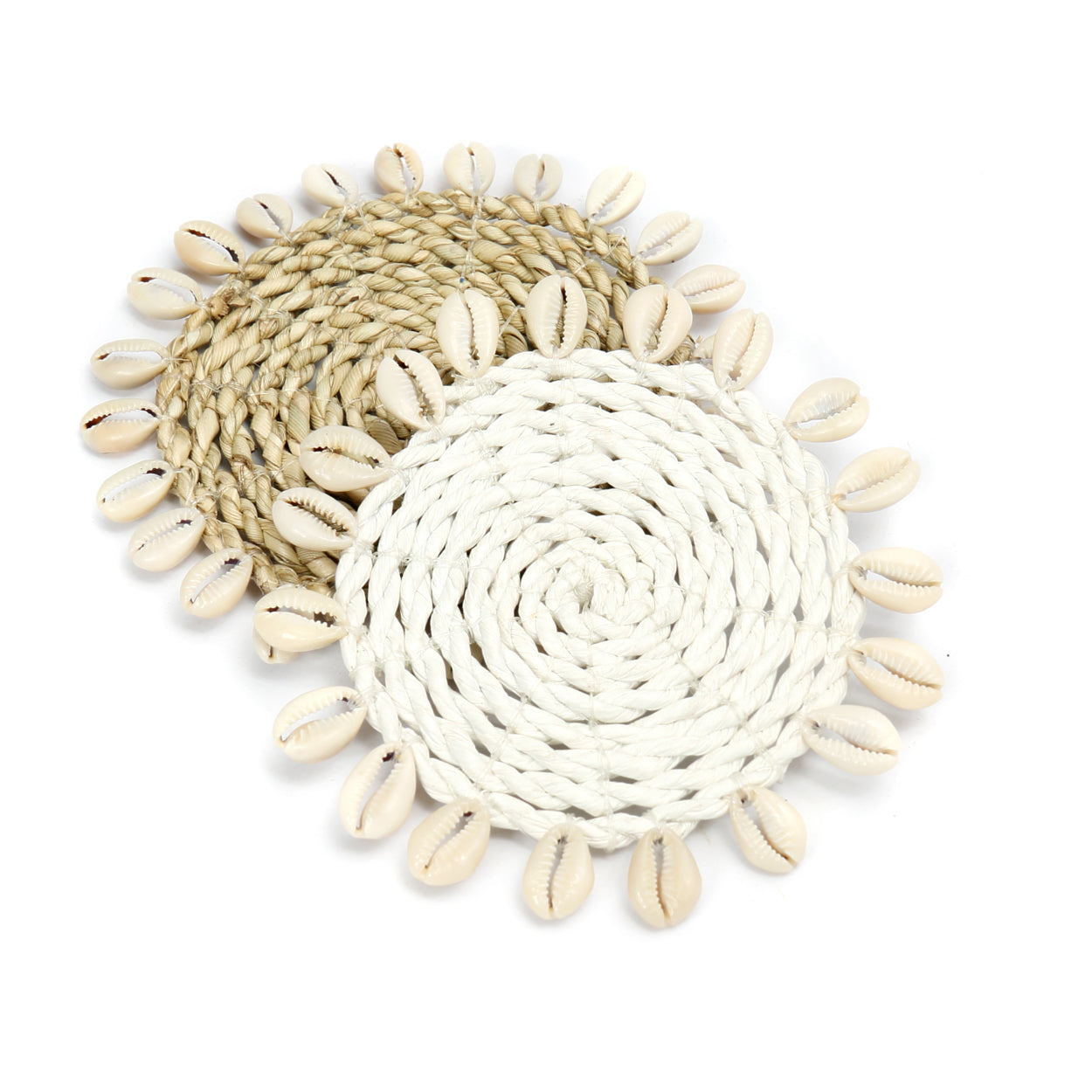 Bazar Bizar De Seagrass Shell Onderzetter - Naturel