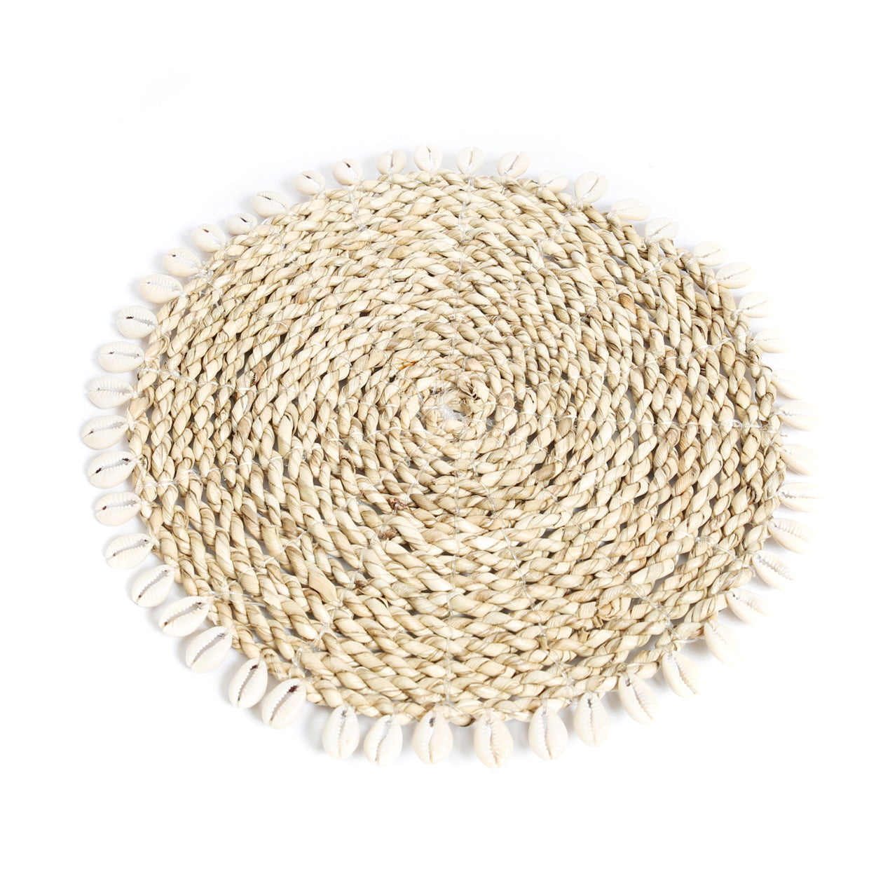 Bazar Bizar De Seagrass Shell Pannenonderzetter - Naturel