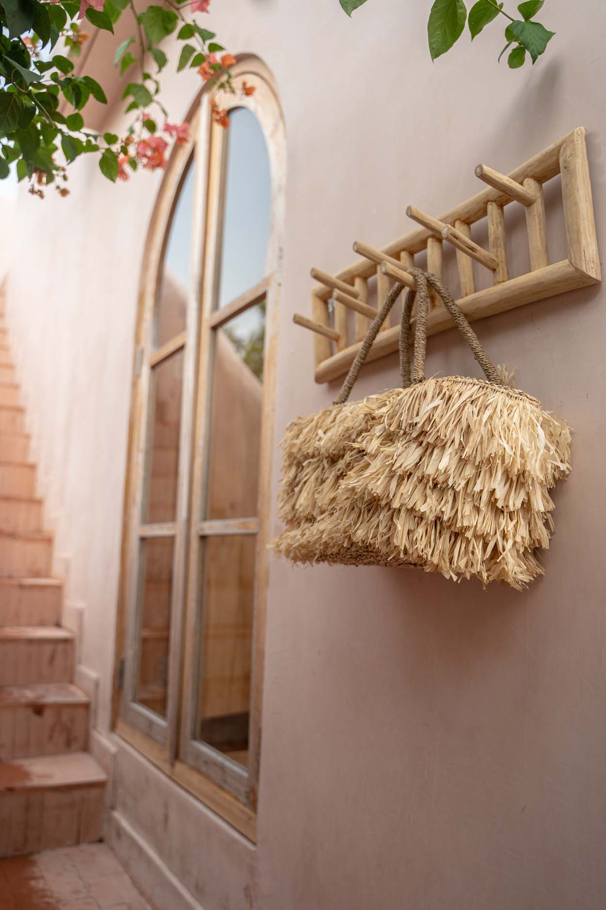 De Raffia Bahamas Mand - Naturel