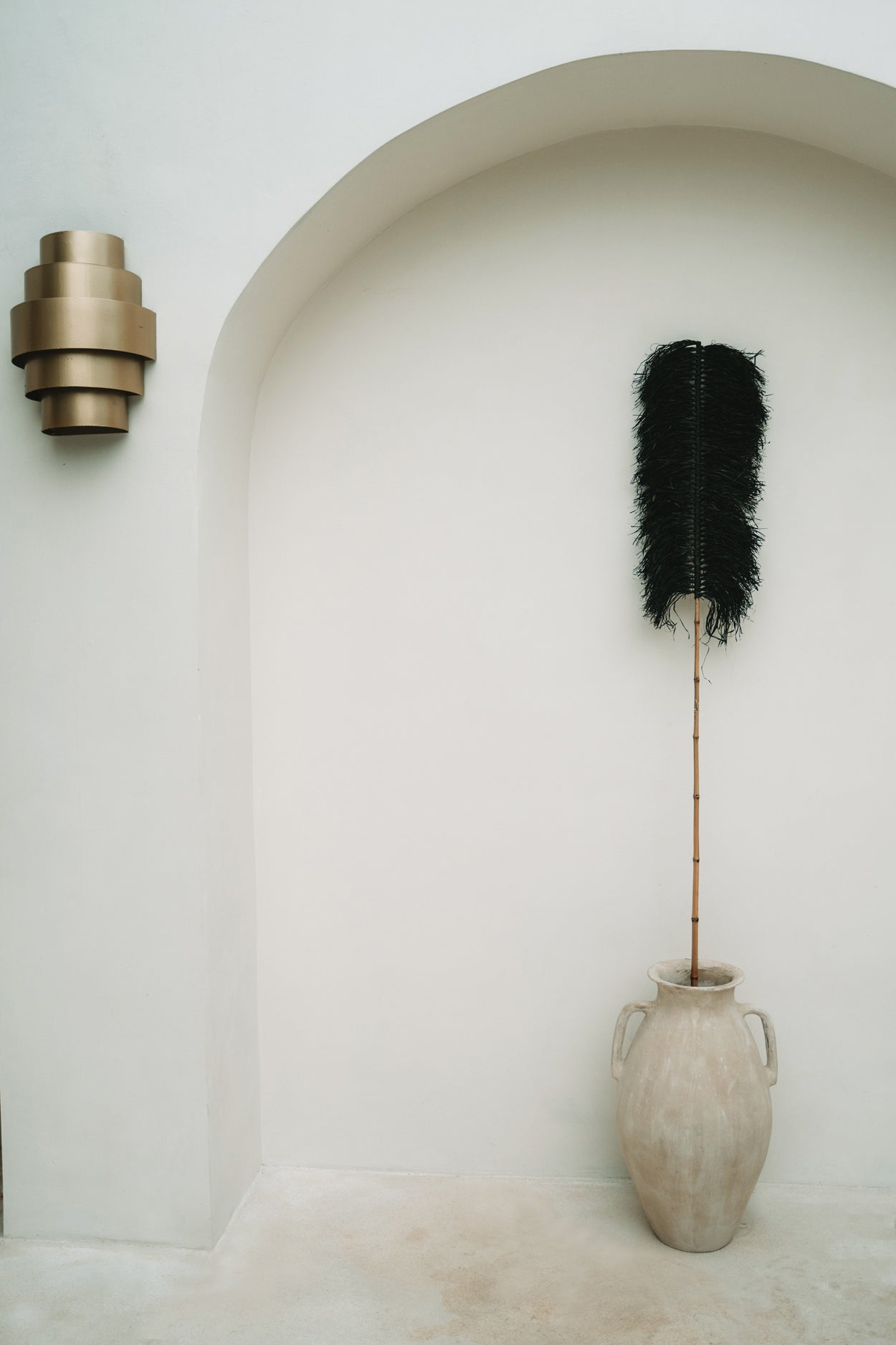 Bazar Bizar De Raffia Palmeira - Zwart - Set van 6