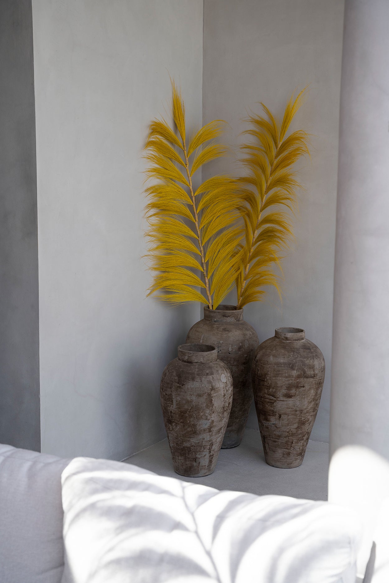 Bazar Bizar De Stunning Leaf - Madras Geel - Set van 6
