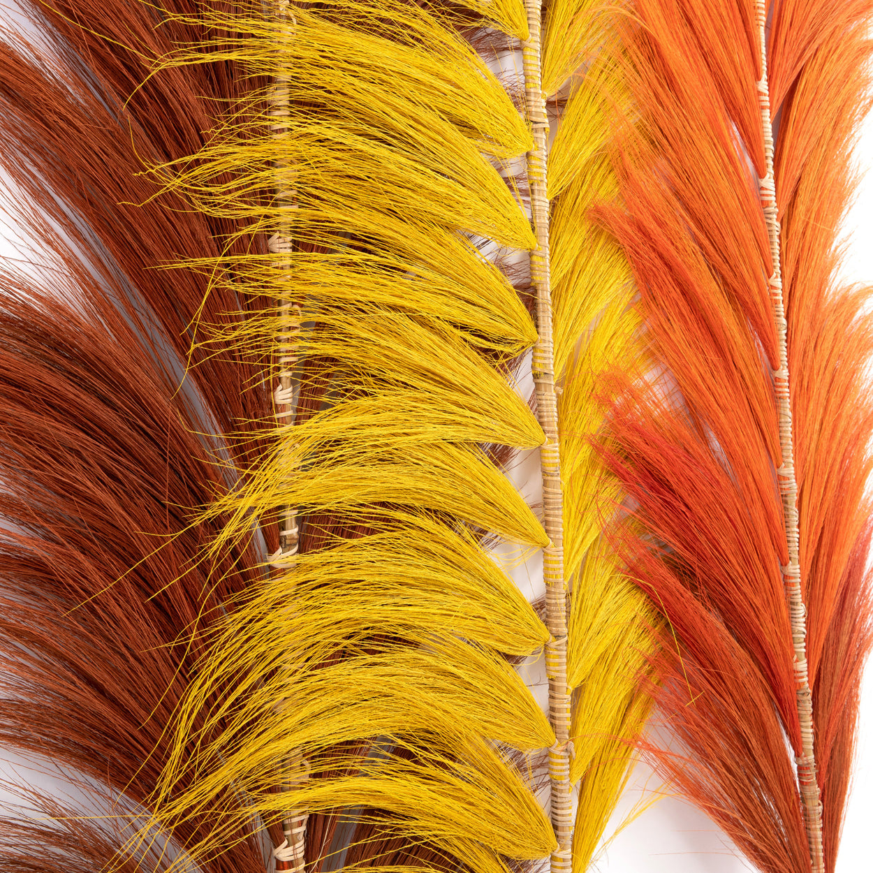 Bazar Bizar De Stunning Leaf - Madras Geel - Set van 6