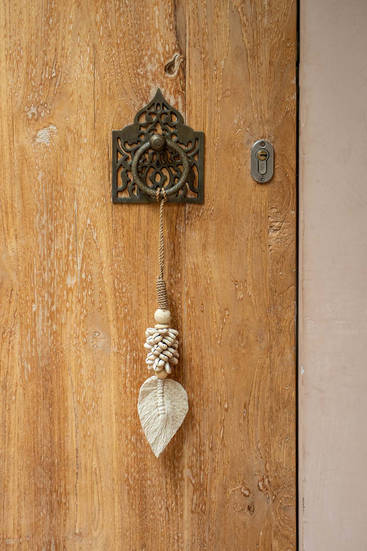 Bazar Bizar De Leaf & Shell Hangdecoratie - Naturel