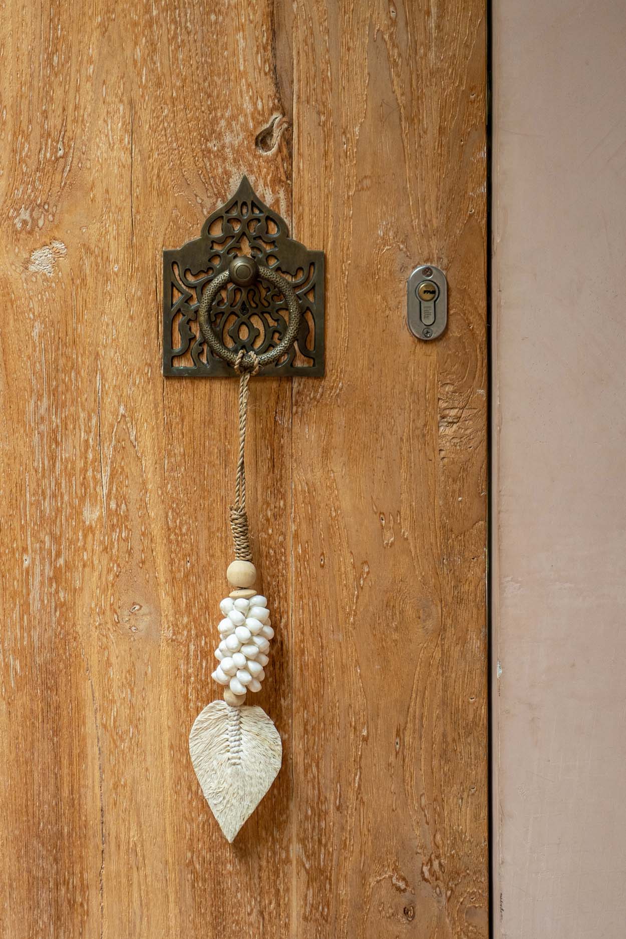 Bazar Bizar De Leaf & Shell Hangdecoratie - Wit