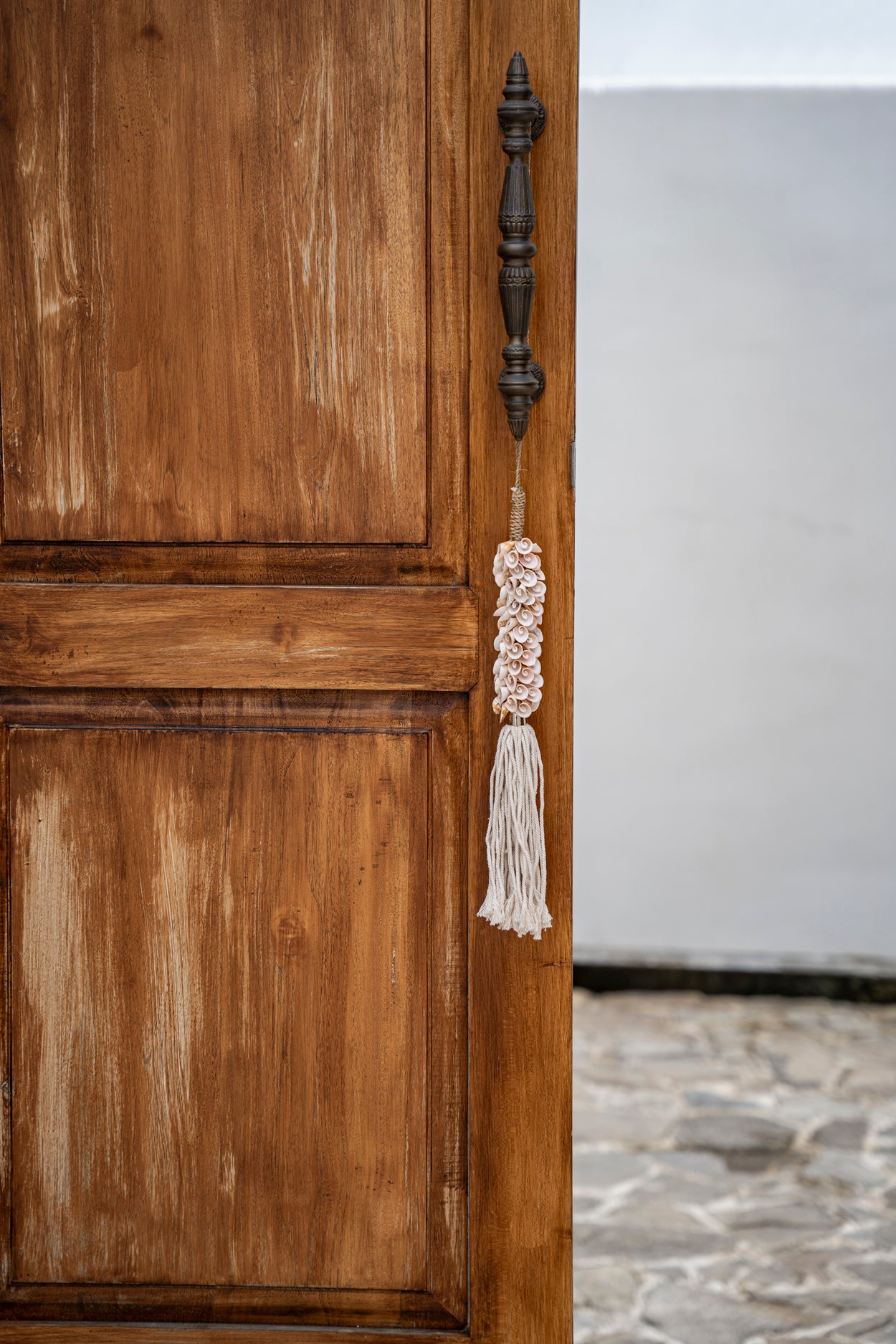 Bazar Bizar De Shell & Cotton Hangdecoratie - Roze