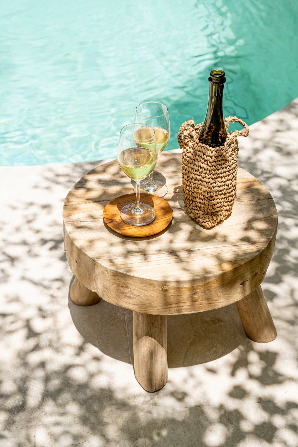 Bazar Bizar De Teak Root Rond Bord - XS