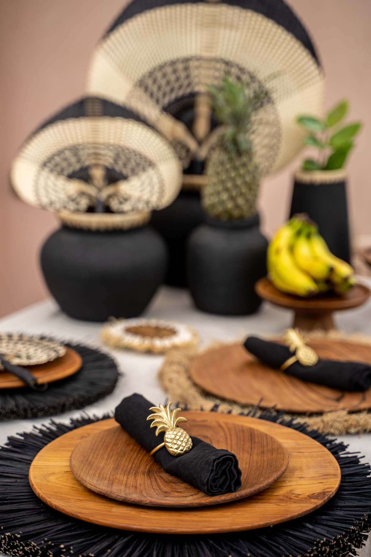 Bazar Bizar De Teak Root Rond Bord - M