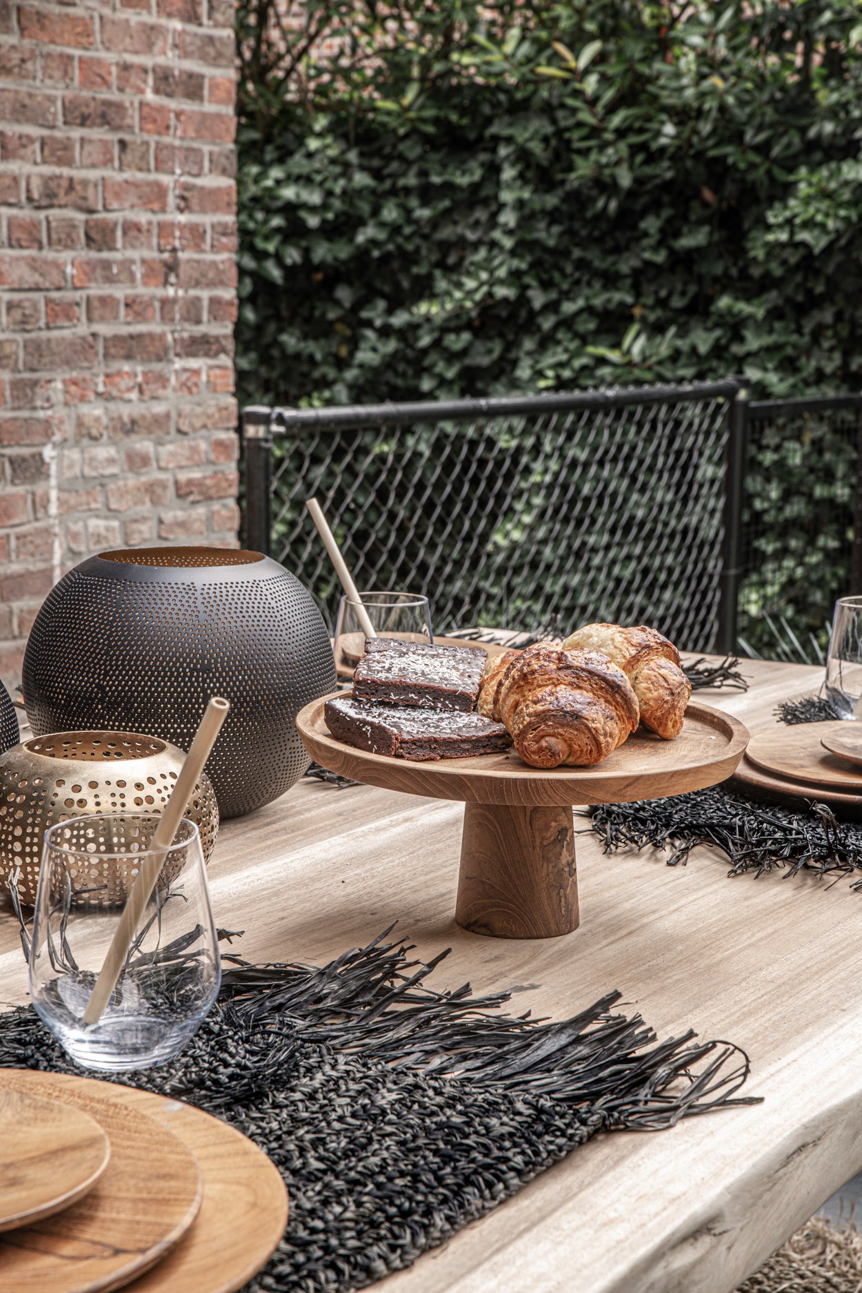 Bazar Bizar De Teak Root Taart Plateau - M
