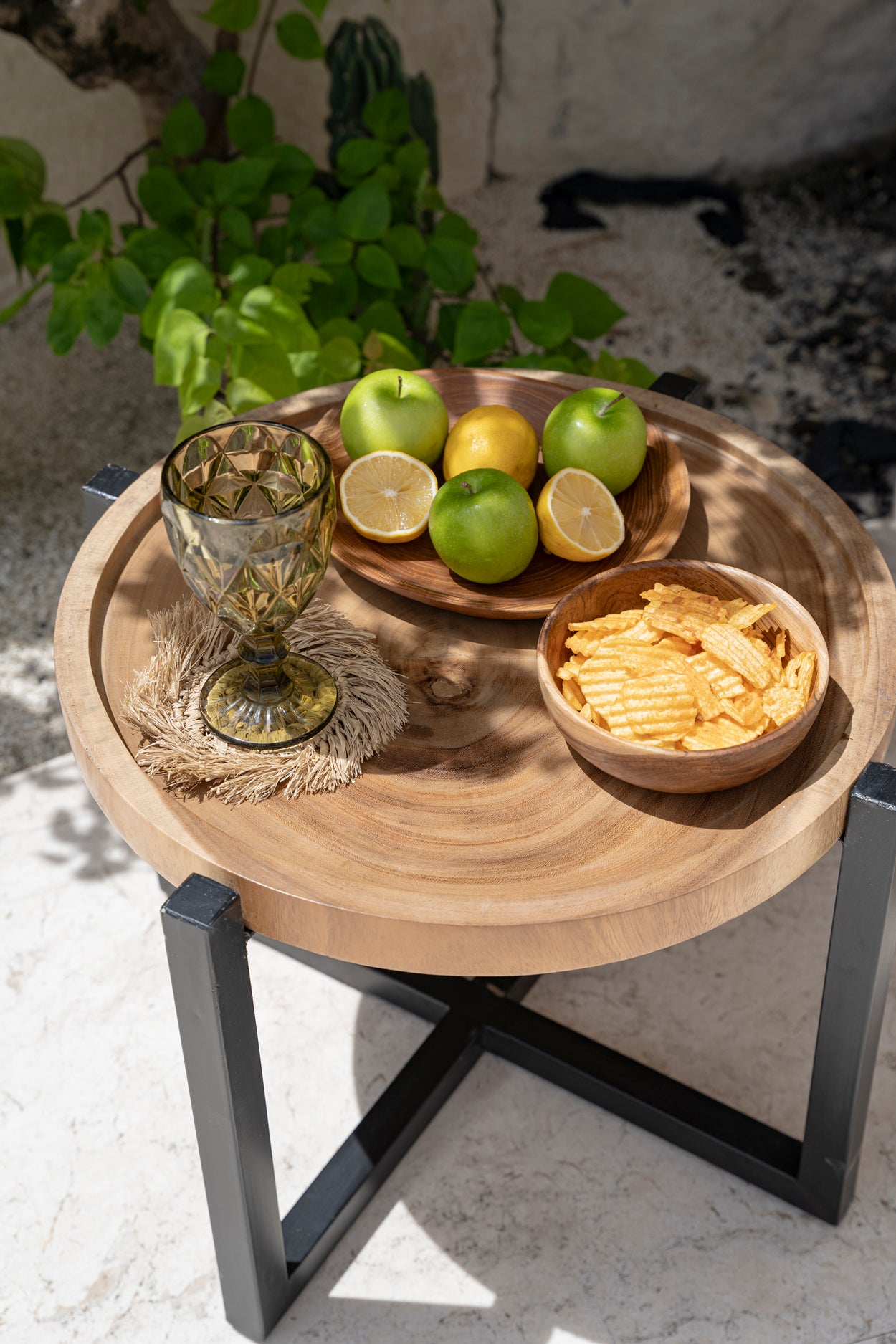 Bazar Bizar De Teak Root Snack Kom - M