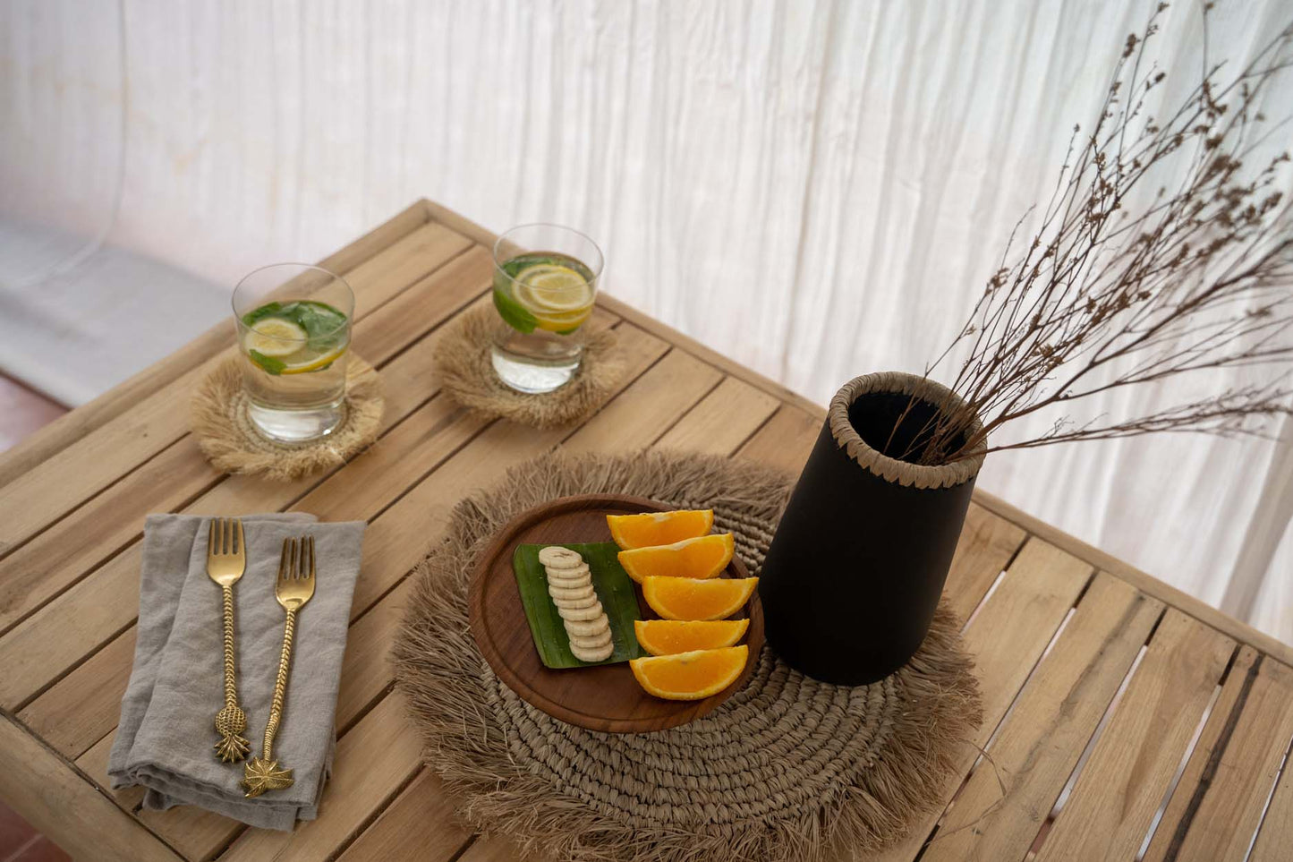 Bazar Bizar De Seagrass Raffia Placemat - Naturel