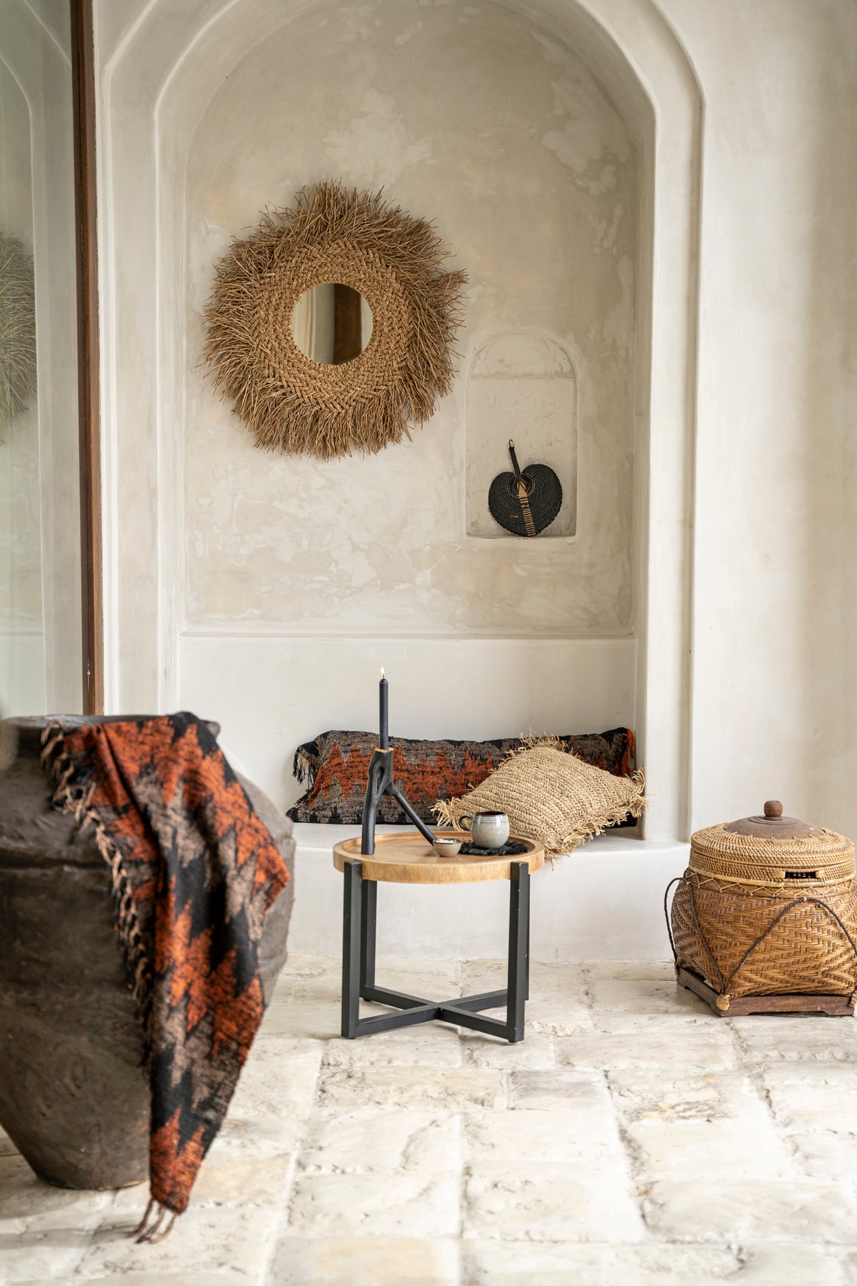 Bazar Bizar De Oh My Gee Kussenhoes - Zwart Oranje - 35x100