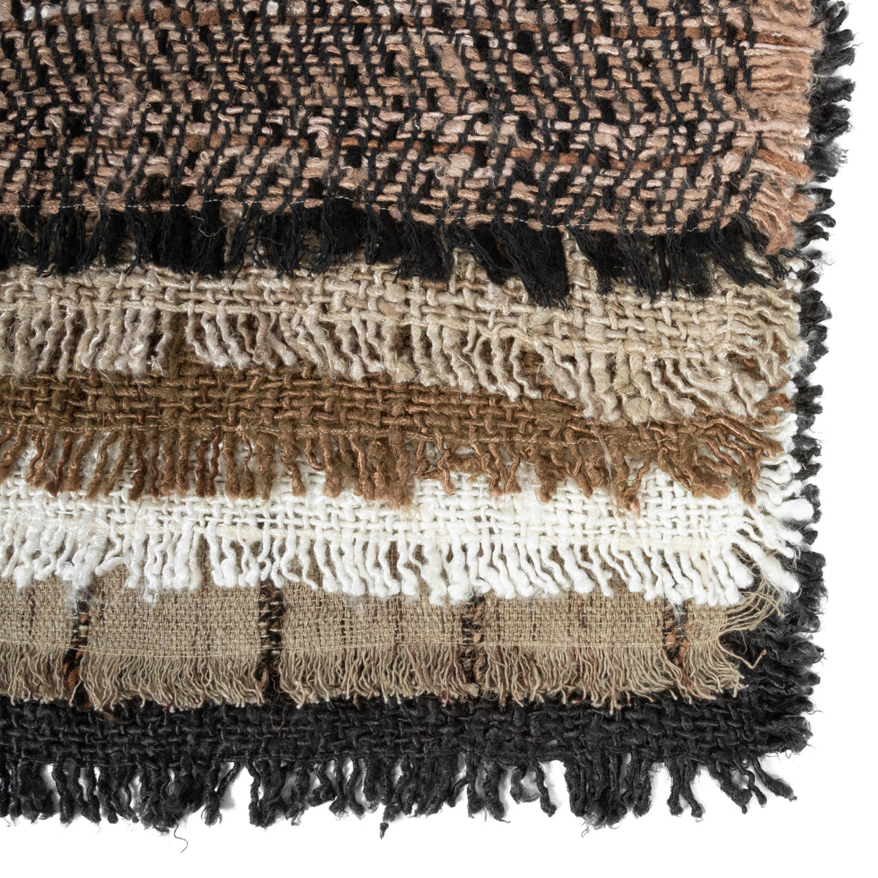 Bazar Bizar De Oh My Gee Placemat - Beige Zwart - Set van 4