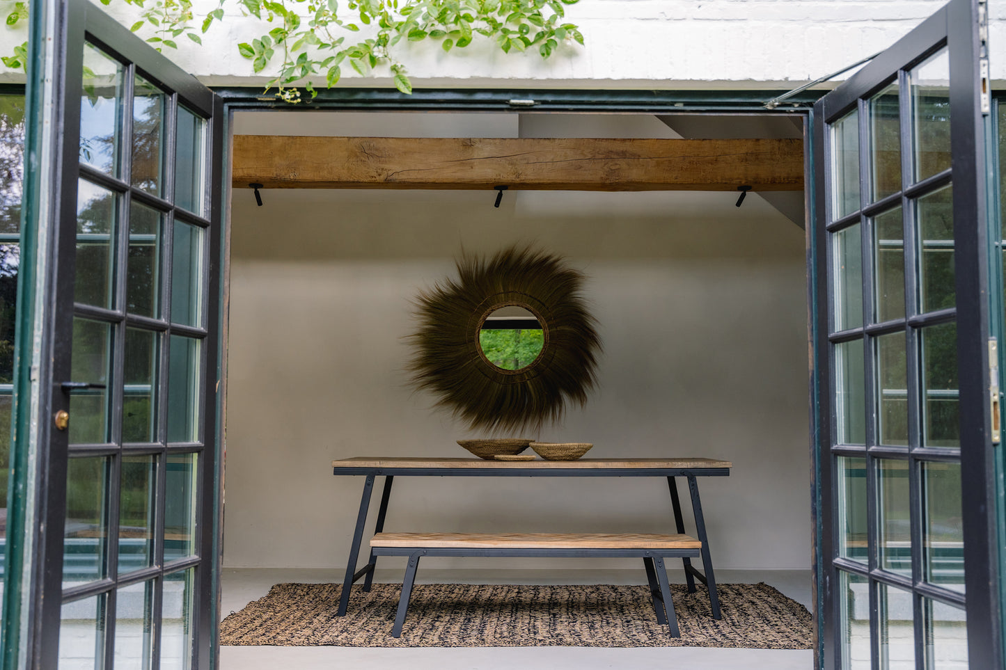 Bazar Bizar De Visgraat Markttafel - Naturel - 200cm