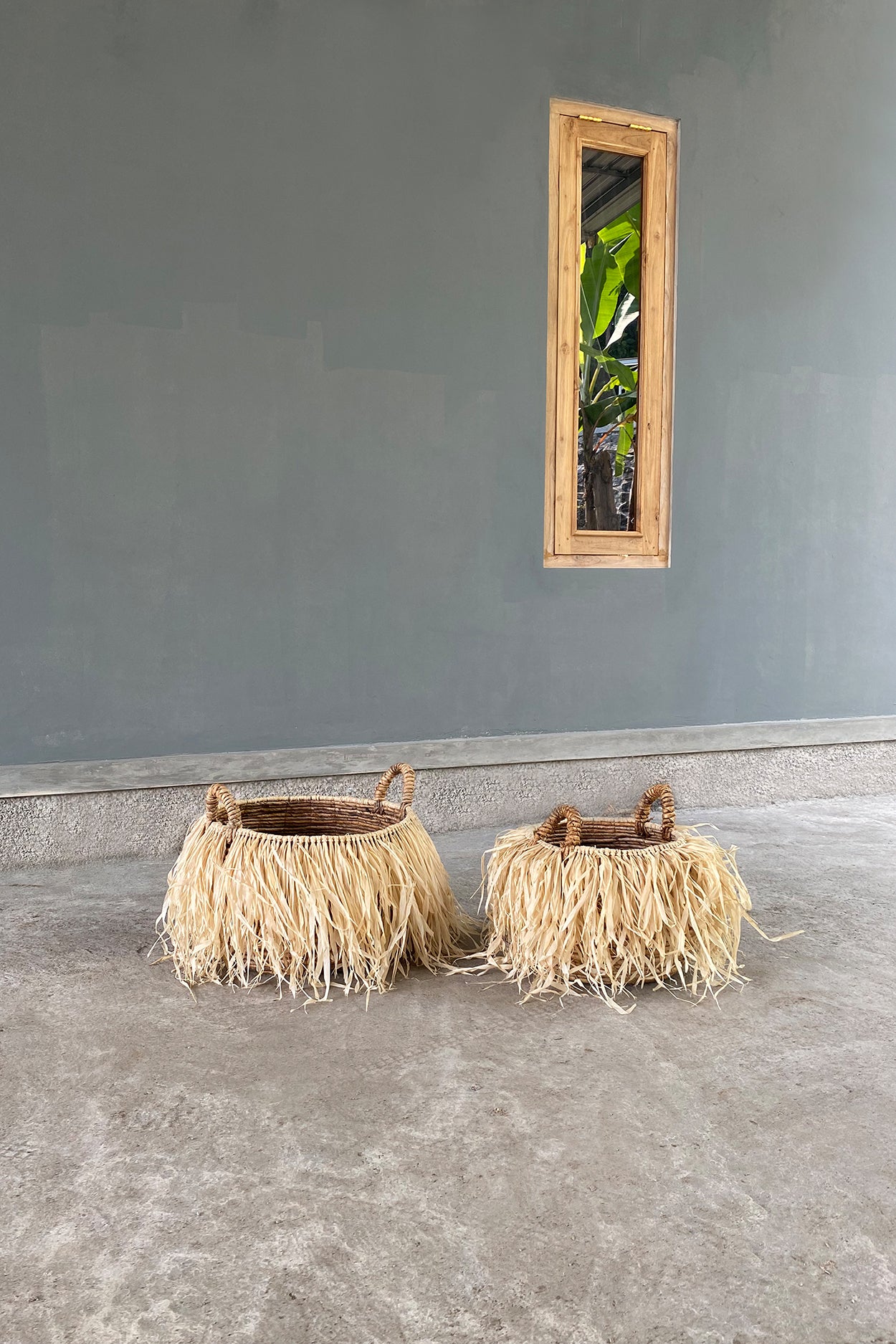 Bazar Bizar De Raffia Mand - M