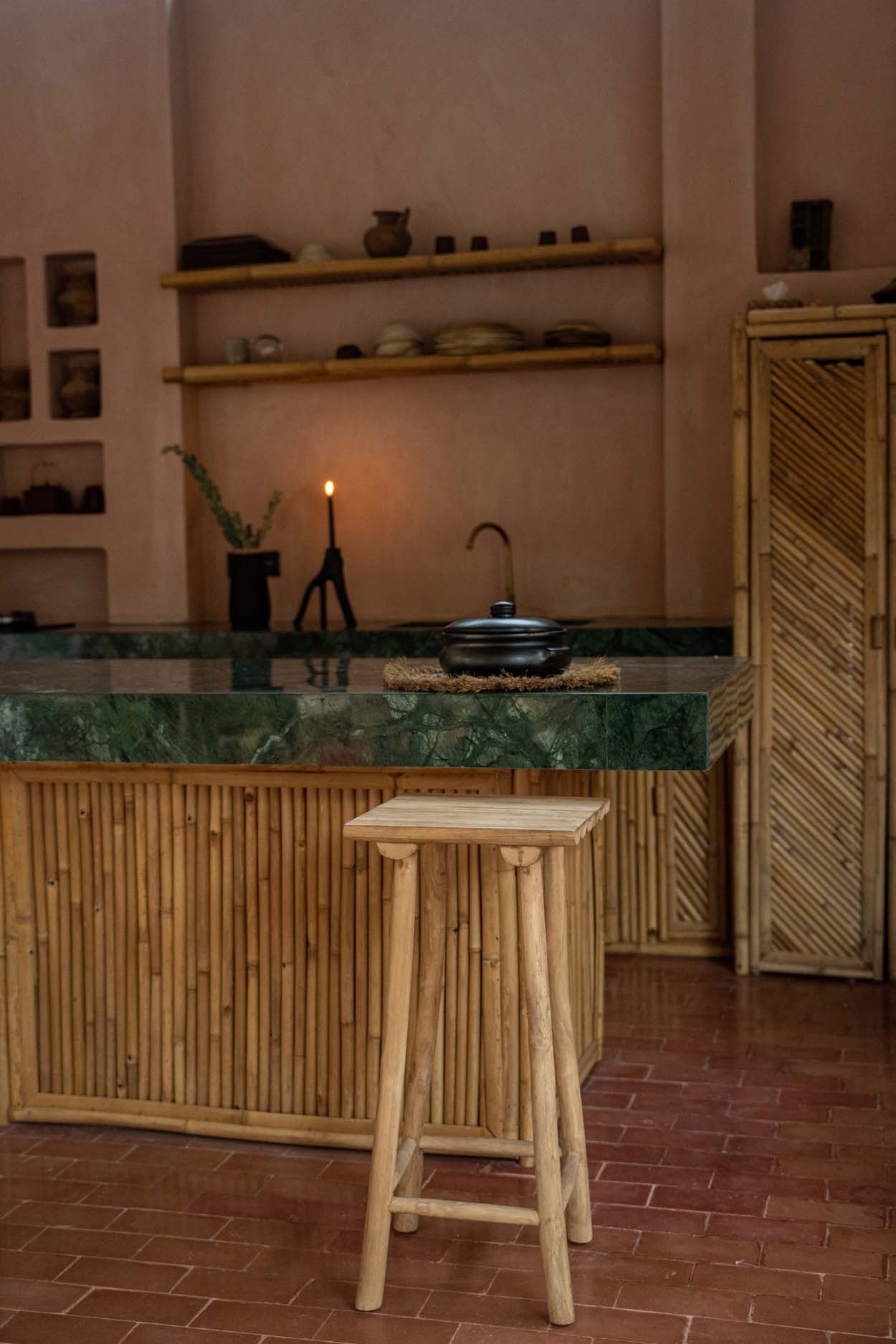 Bazar Bizar De Island Barstoel - Naturel