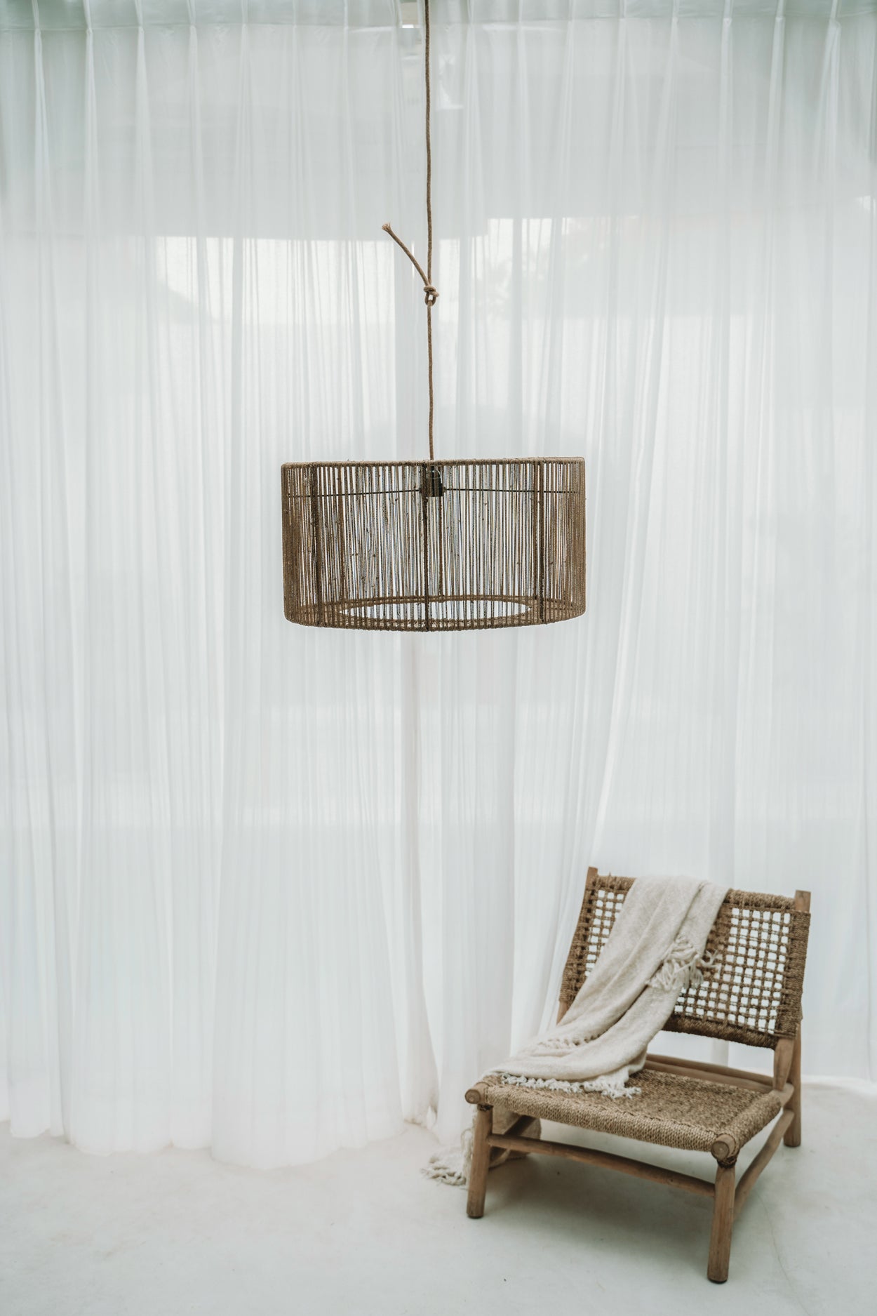 Bazar Bizar De Island Sisal Eenzit - Naturel
