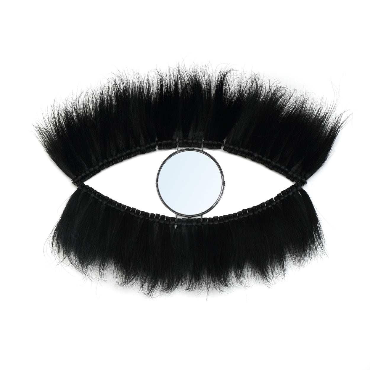 Bazar Bizar - De Black Eye Spiegel - Zwart