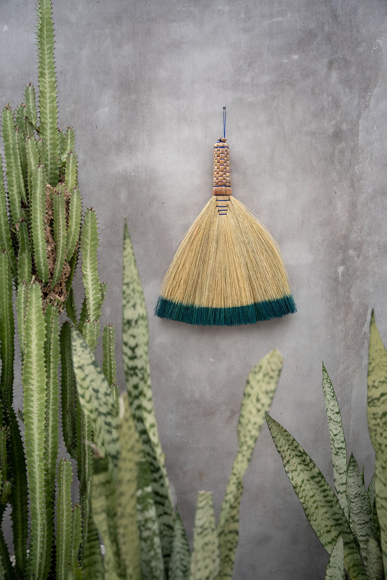 Bazar Bizar De Sweeping Handveger - Naturel Turquoise