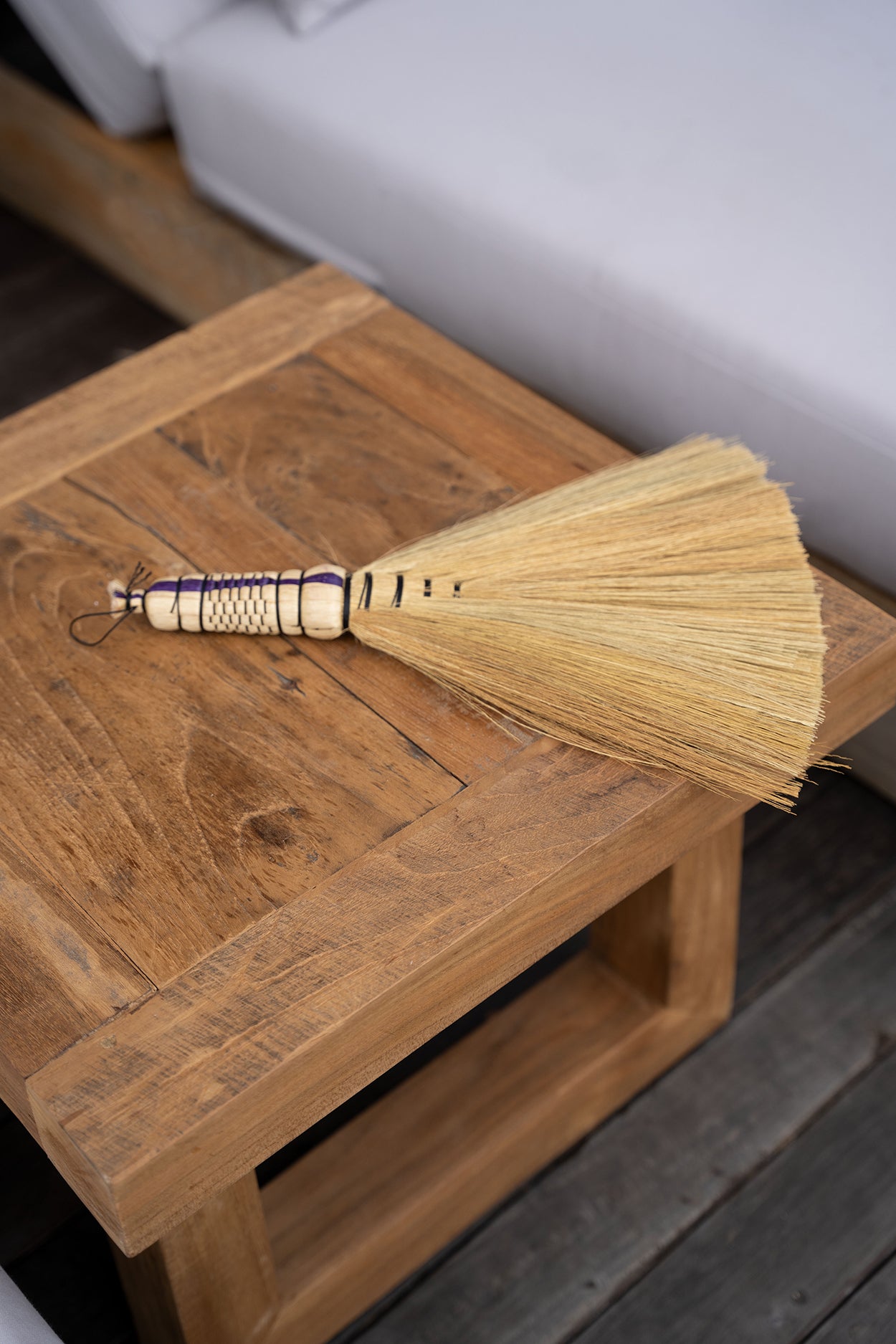 Bazar Bizar De Sweeping Handveger - Naturel Turquoise
