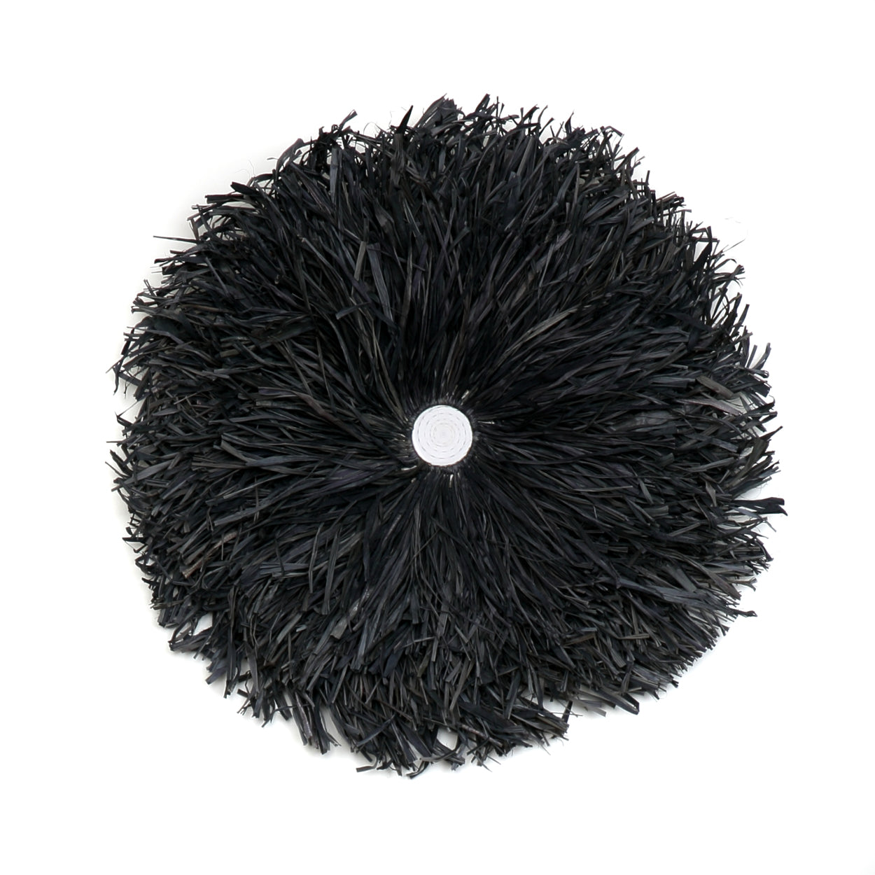 Bazar Bizar De Raffia Juju Muurdecoratie - Zwart