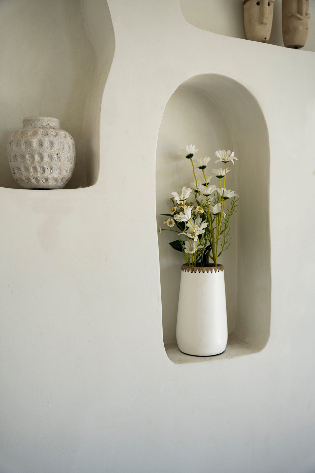 Bazar Bizar De Sneaky Vaas - Wit Naturel - S