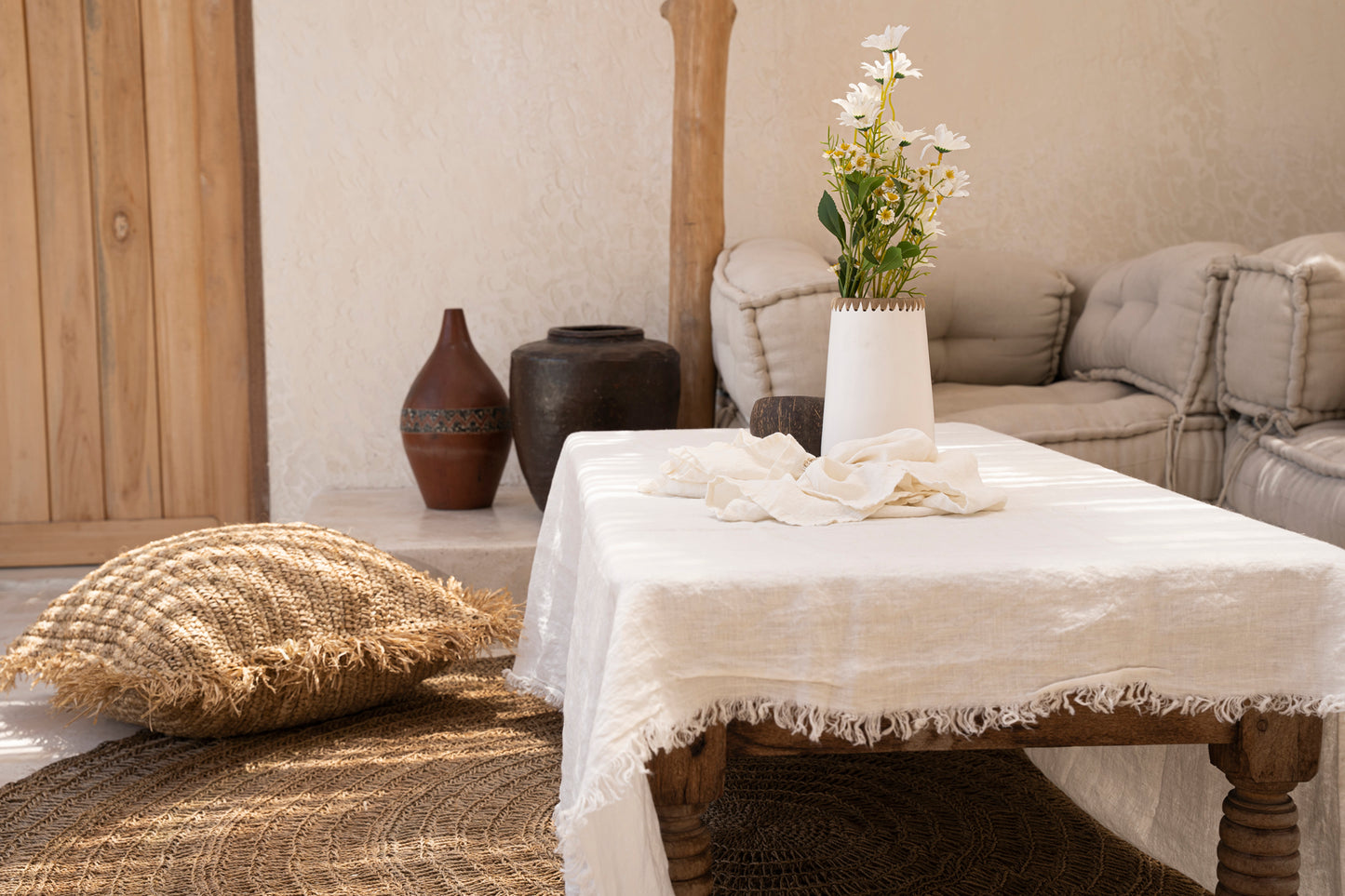 Bazar Bizar De Sneaky Vaas - Wit Naturel - S