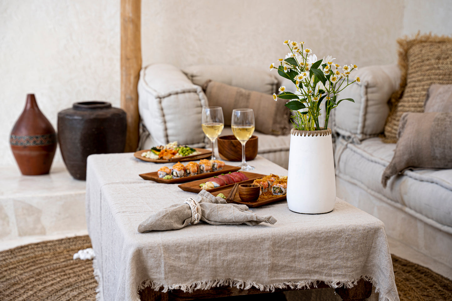 Bazar Bizar De Sneaky Vaas - Wit Naturel - S